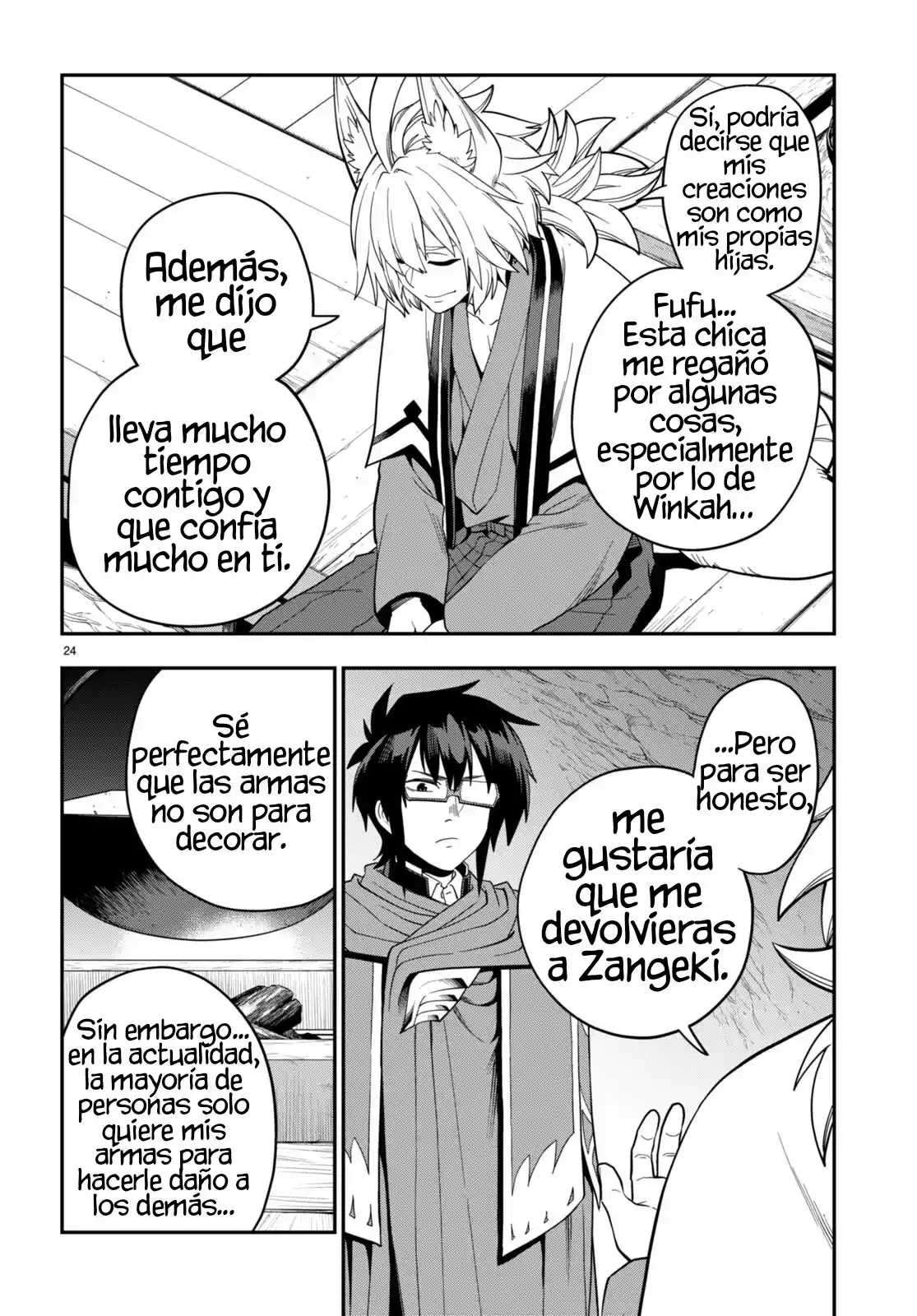 Konjiki No Word Master: Yuusha Yonin Ni Makikomareta Unique Cheat - Capítulo 108 - Página 24 - LectorTMOo