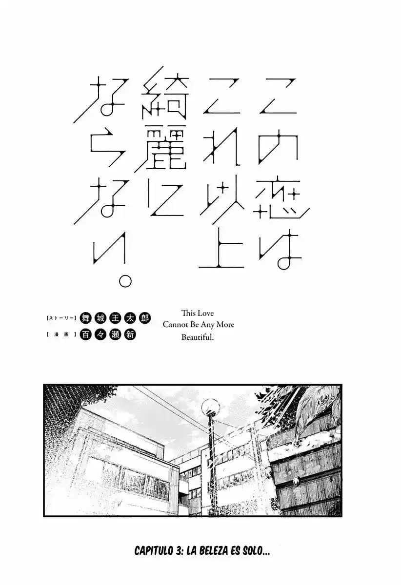 Kono Koi Wa Kore Ijou Kirei Ni Naranai - Capítulo 3 - Página 3 - LectorTMOo