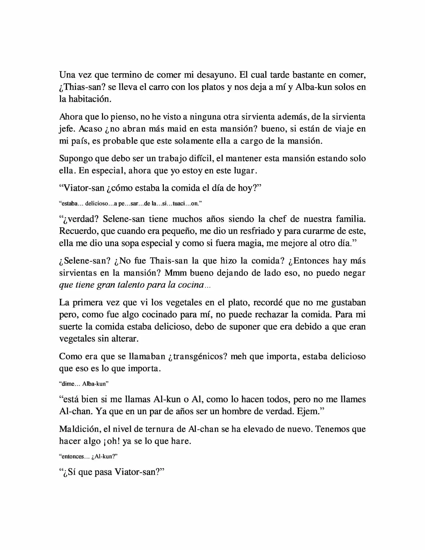 Kono Monogatari Wa Owari Ga Nai Koto (Novela) - Capítulo 3 - Página 6 - LectorTMOo