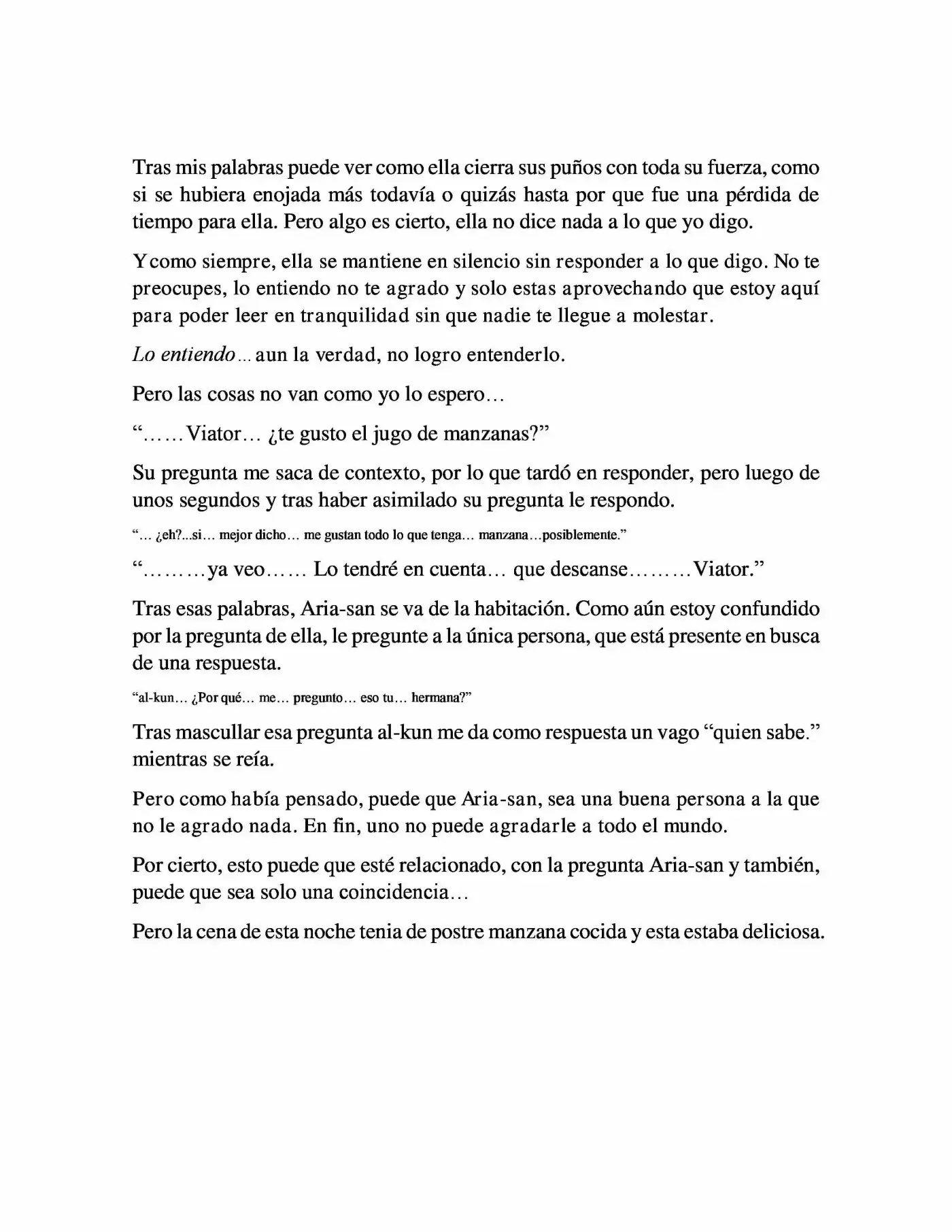 Kono Monogatari Wa Owari Ga Nai Koto (Novela) - Capítulo 3 - Página 17 - LectorTMOo