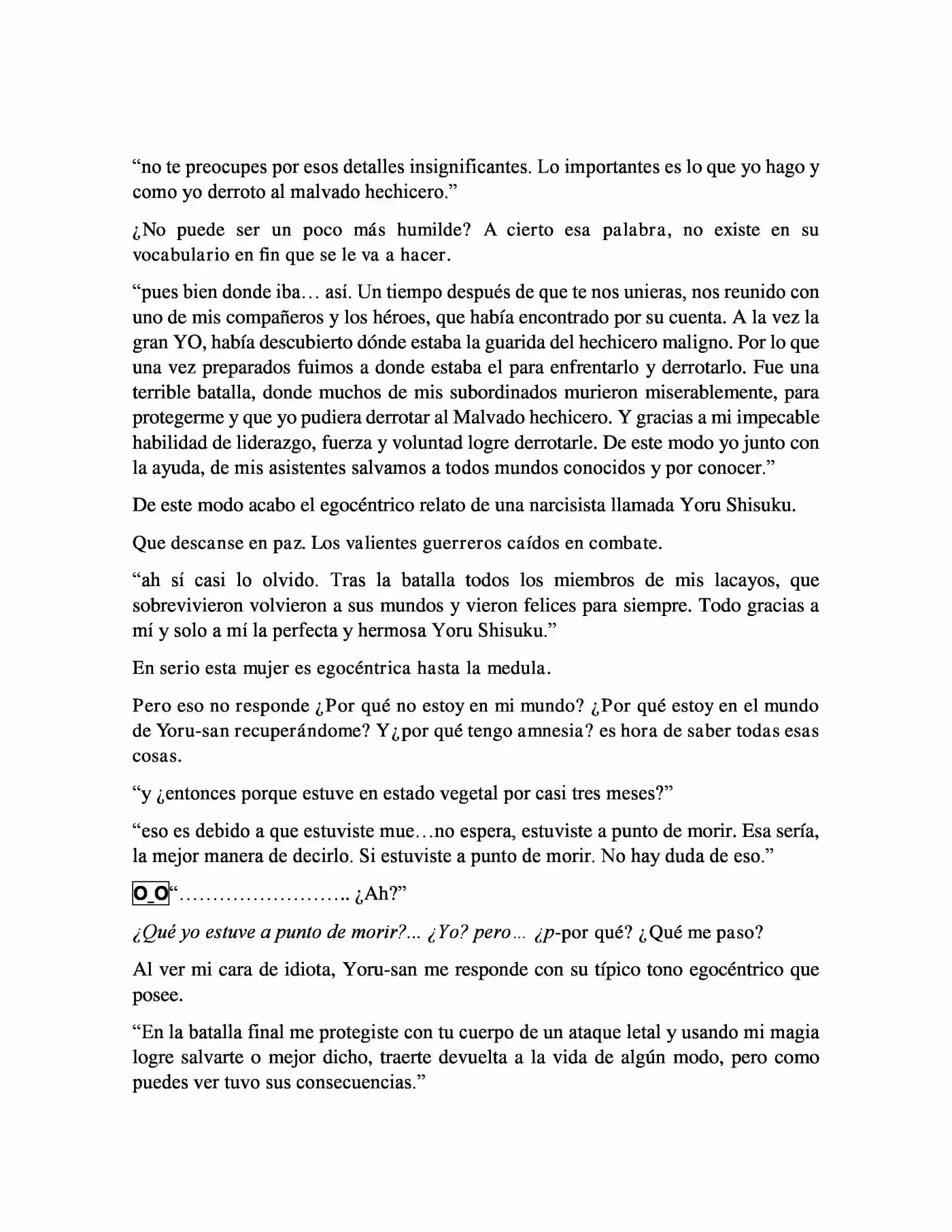 Kono Monogatari Wa Owari Ga Nai Koto (Novela) - Capítulo 7 - Página 4 - LectorTMOo