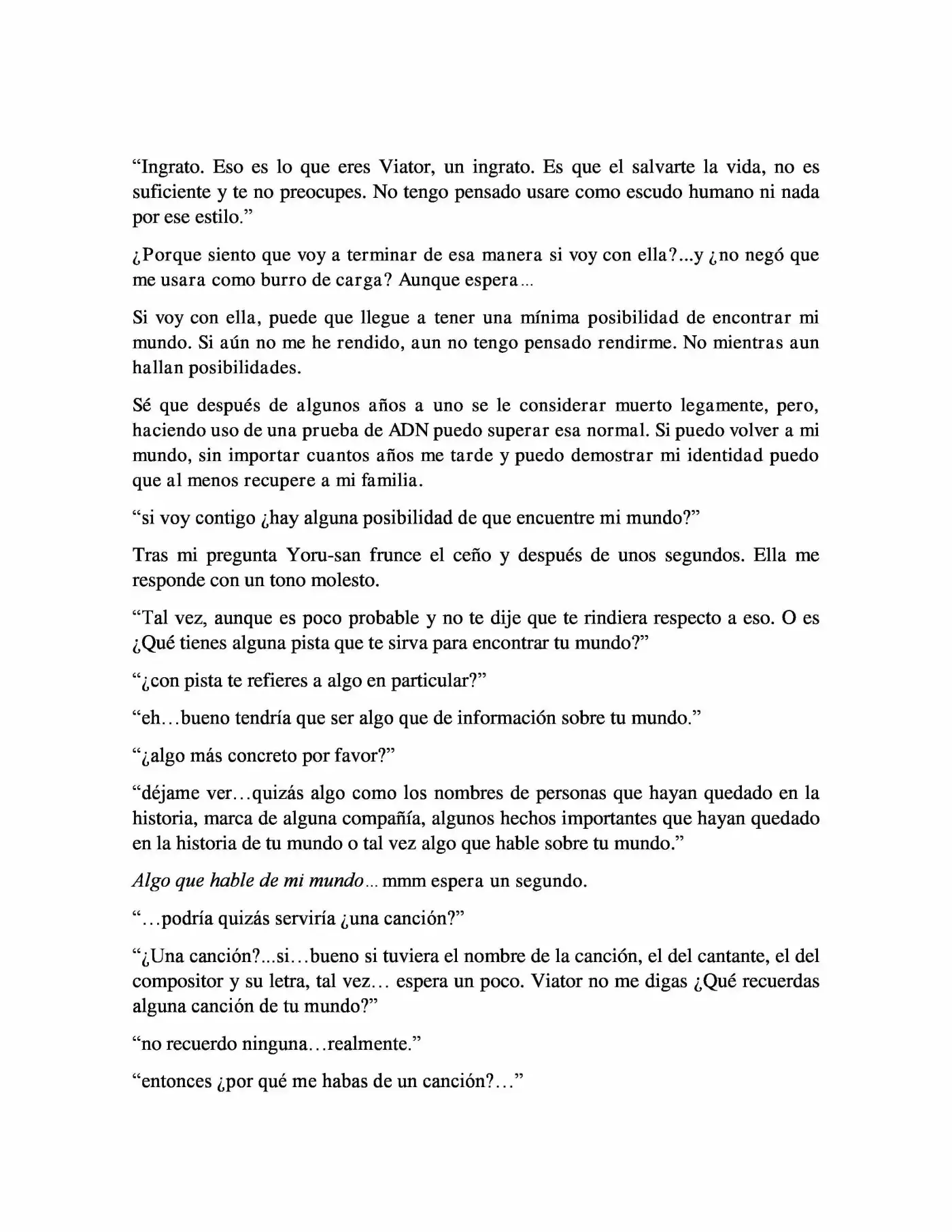 Kono Monogatari Wa Owari Ga Nai Koto (Novela) - Capítulo 8 - Página 3 - LectorTMOo