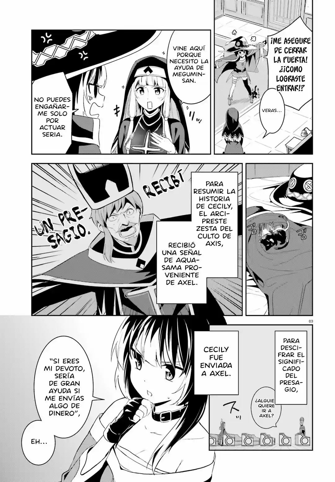 Kono Subarashii Sekai Ni Bakuen Wo! - Capítulo 18 - Página 4 - LectorTMOo