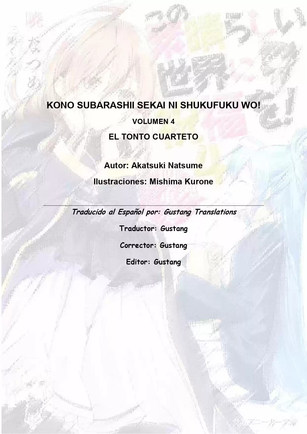 Kono Subarashii Sekai Ni Shukufuku Wo! (Novela) - Capítulo 20 - Página 2 - LectorTMOo