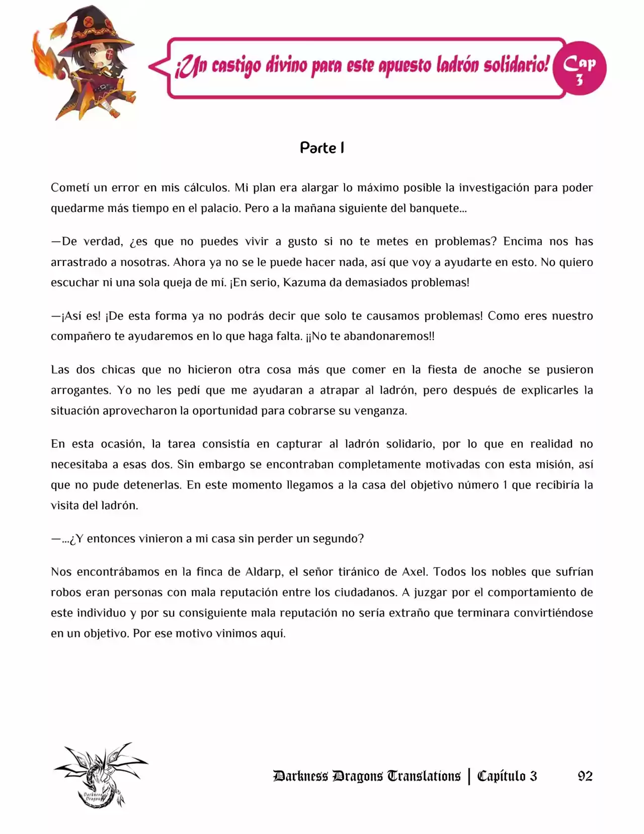 Kono Subarashii Sekai Ni Shukufuku Wo! (Novela) - Capítulo 38 - Página 1 - LectorTMOo