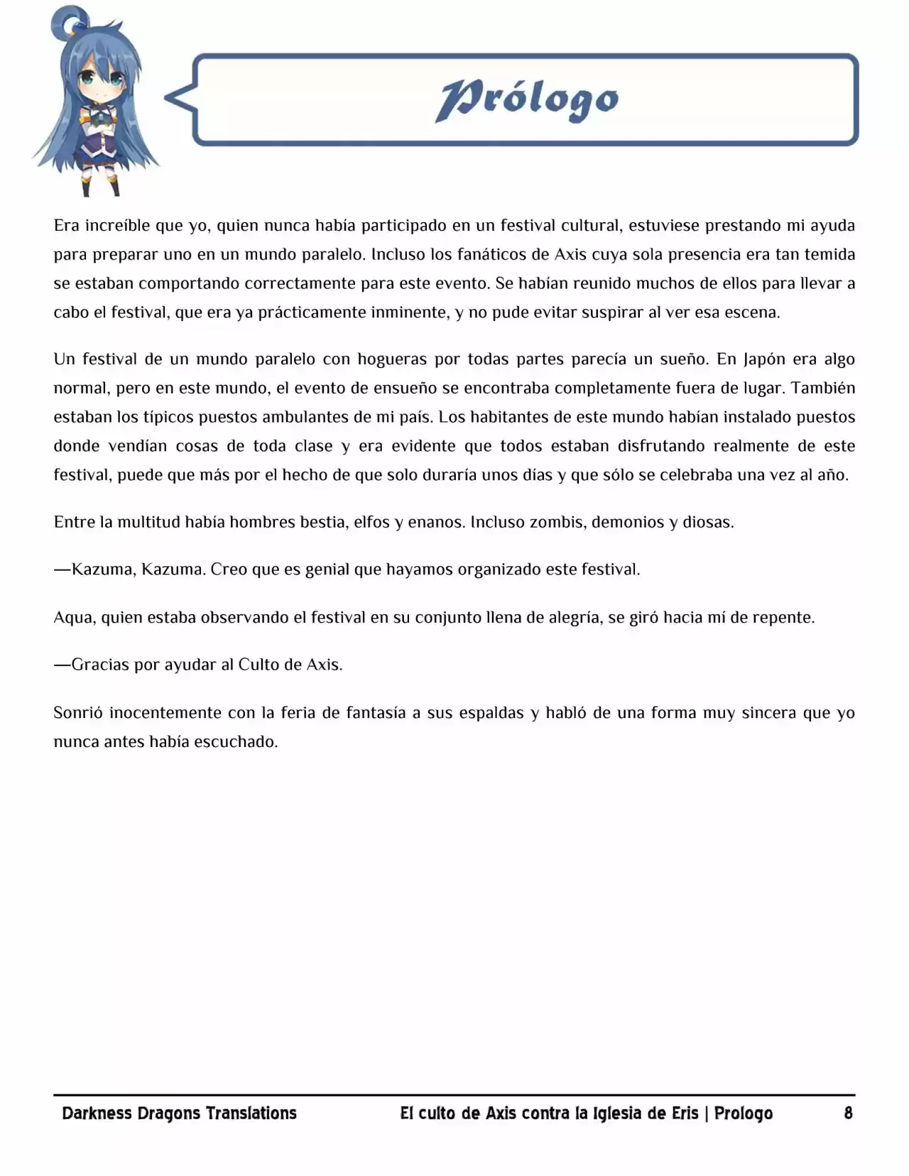 Kono Subarashii Sekai Ni Shukufuku Wo! (Novela) - Capítulo 50 - Página 8 - LectorTMOo