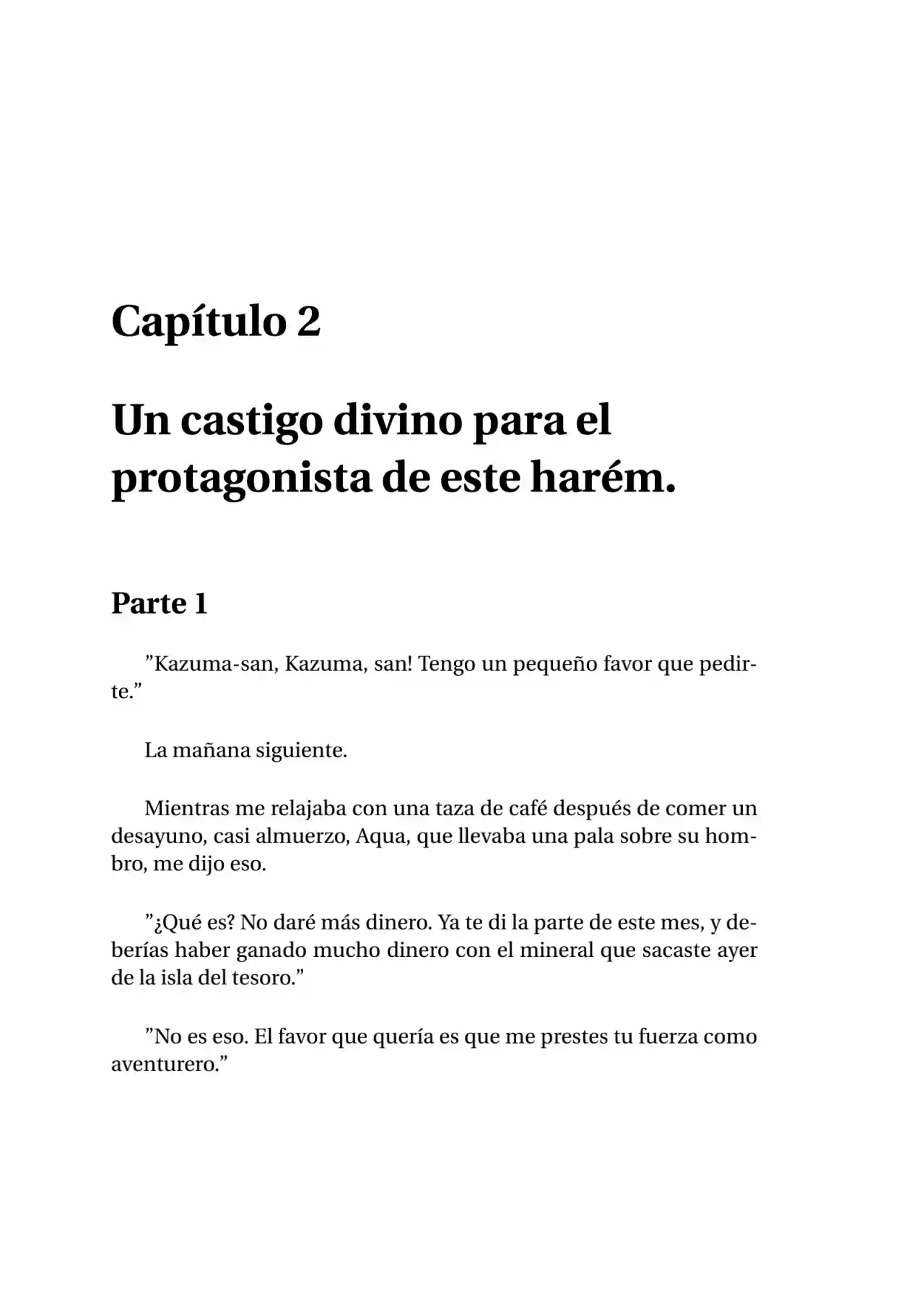 Kono Subarashii Sekai Ni Shukufuku Wo! (Novela) - Capítulo 88 - Página 1 - LectorTMOo