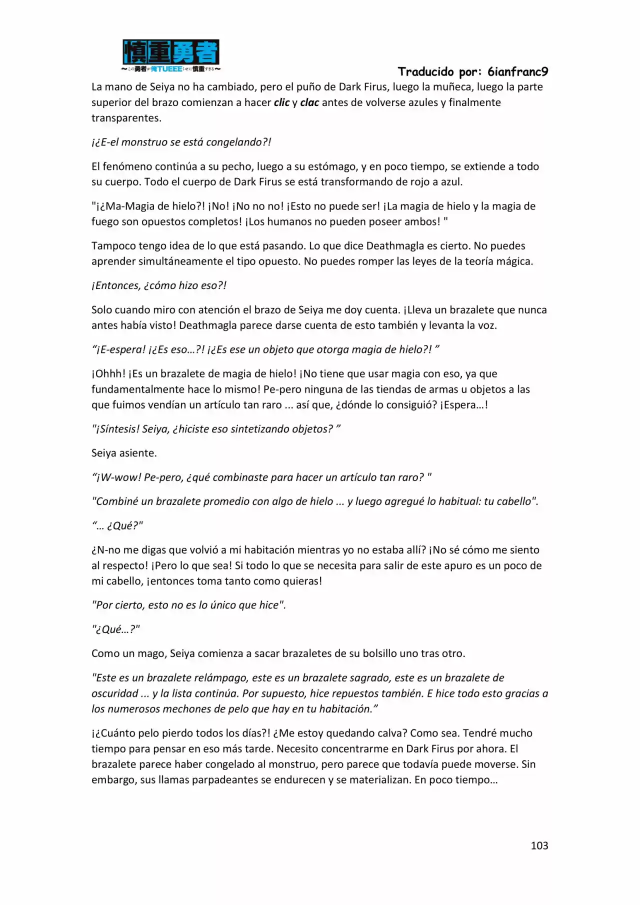 Kono Yuusha Ga Ore Tueee Kuse Ni Shinchou Sugiru (Novela) - Capítulo 1.50 - Página 24 - LectorTMOo