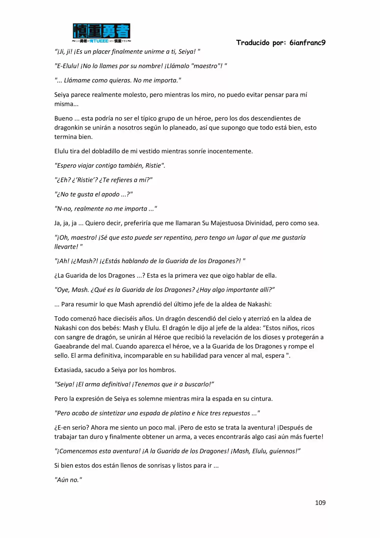 Kono Yuusha Ga Ore Tueee Kuse Ni Shinchou Sugiru (Novela) - Capítulo 1.50 - Página 30 - LectorTMOo