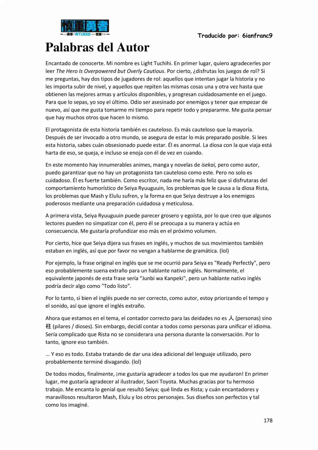 Kono Yuusha Ga Ore Tueee Kuse Ni Shinchou Sugiru (Novela) - Capítulo 1.50 - Página 99 - LectorTMOo