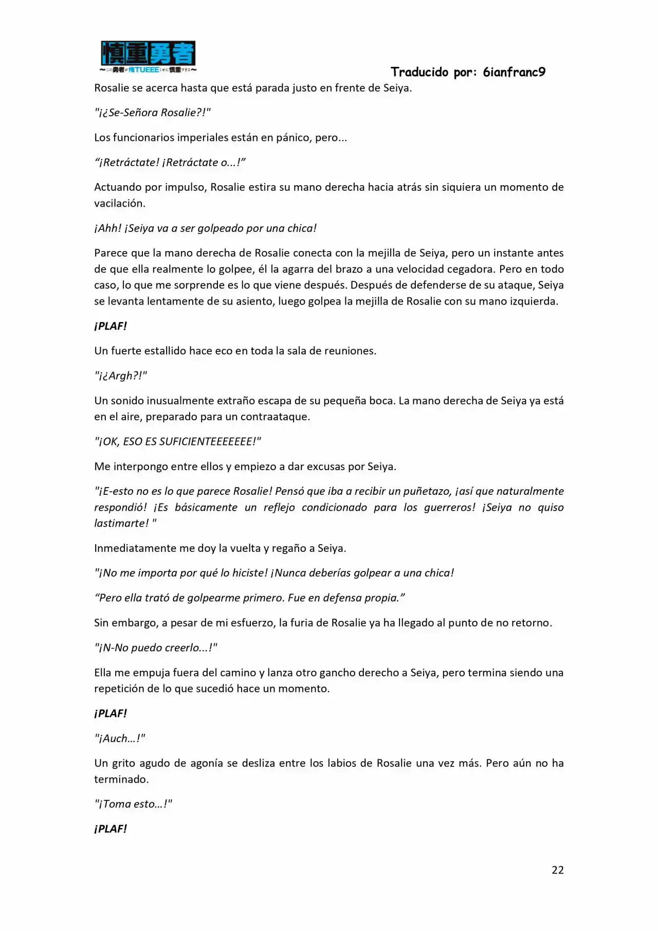 Kono Yuusha Ga Ore Tueee Kuse Ni Shinchou Sugiru (Novela) - Capítulo 11 - Página 22 - LectorTMOo
