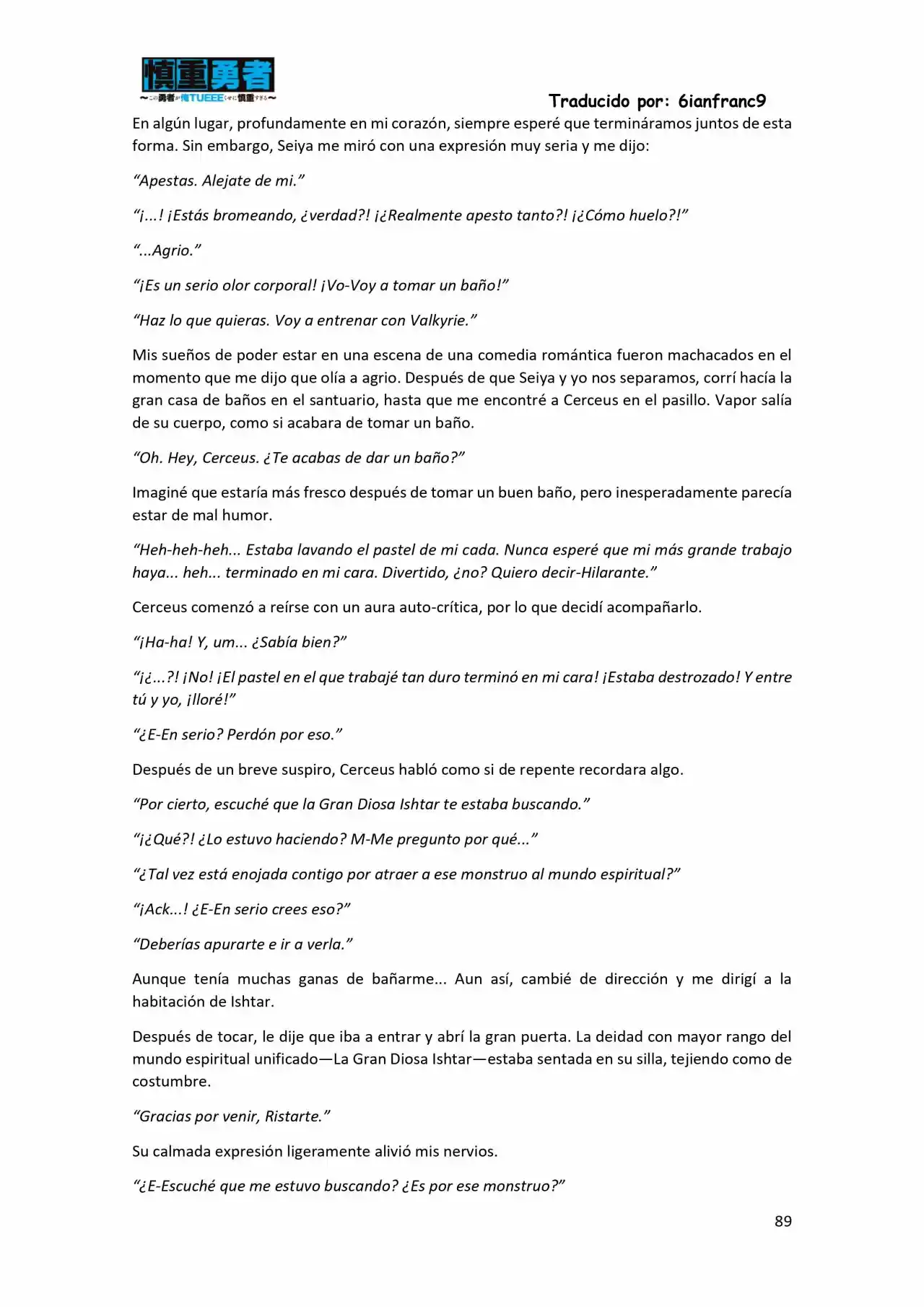 Kono Yuusha Ga Ore Tueee Kuse Ni Shinchou Sugiru (Novela) - Capítulo 11 - Página 88 - LectorTMOo