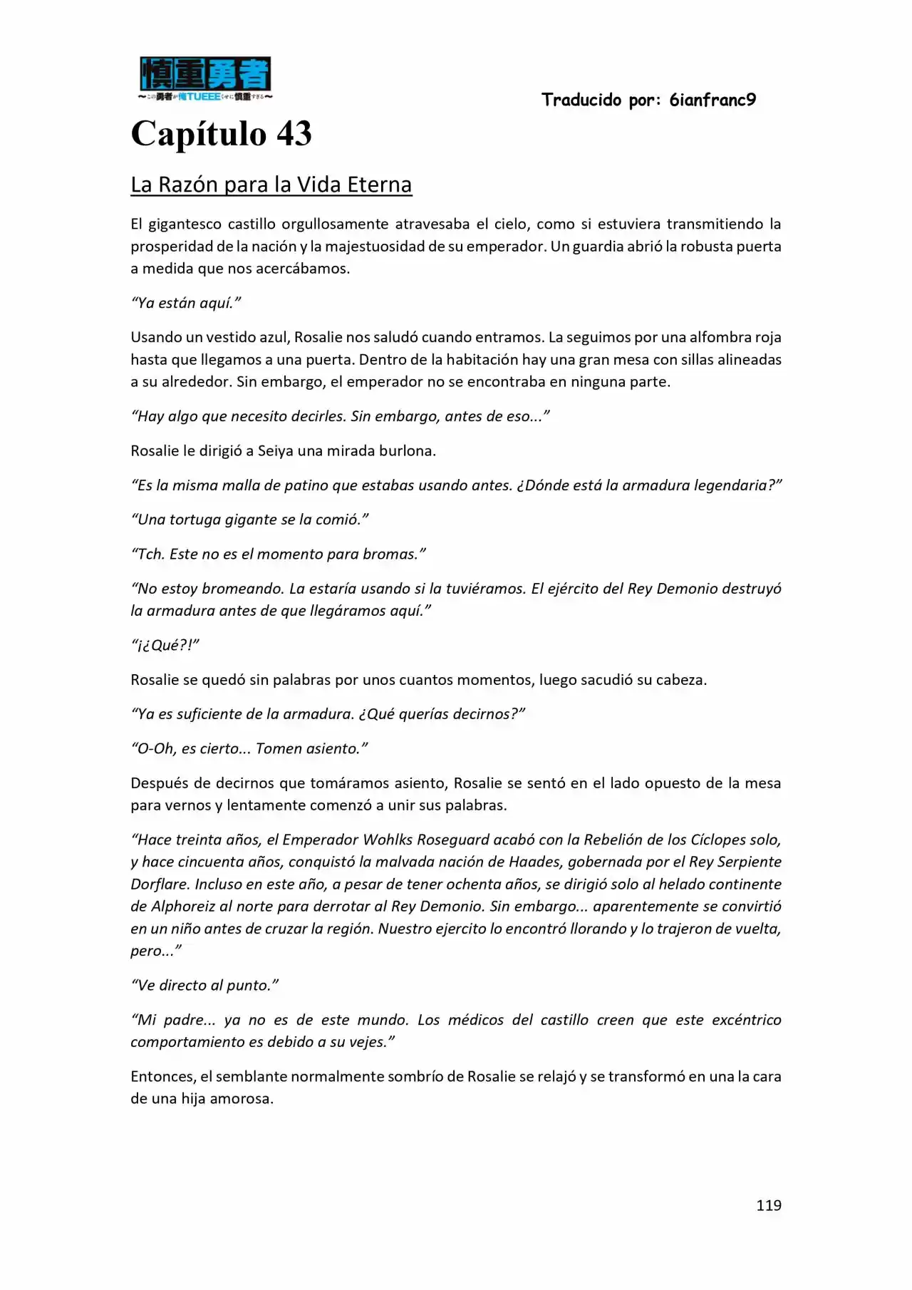 Kono Yuusha Ga Ore Tueee Kuse Ni Shinchou Sugiru (Novela) - Capítulo 12 - Página 19 - LectorTMOo