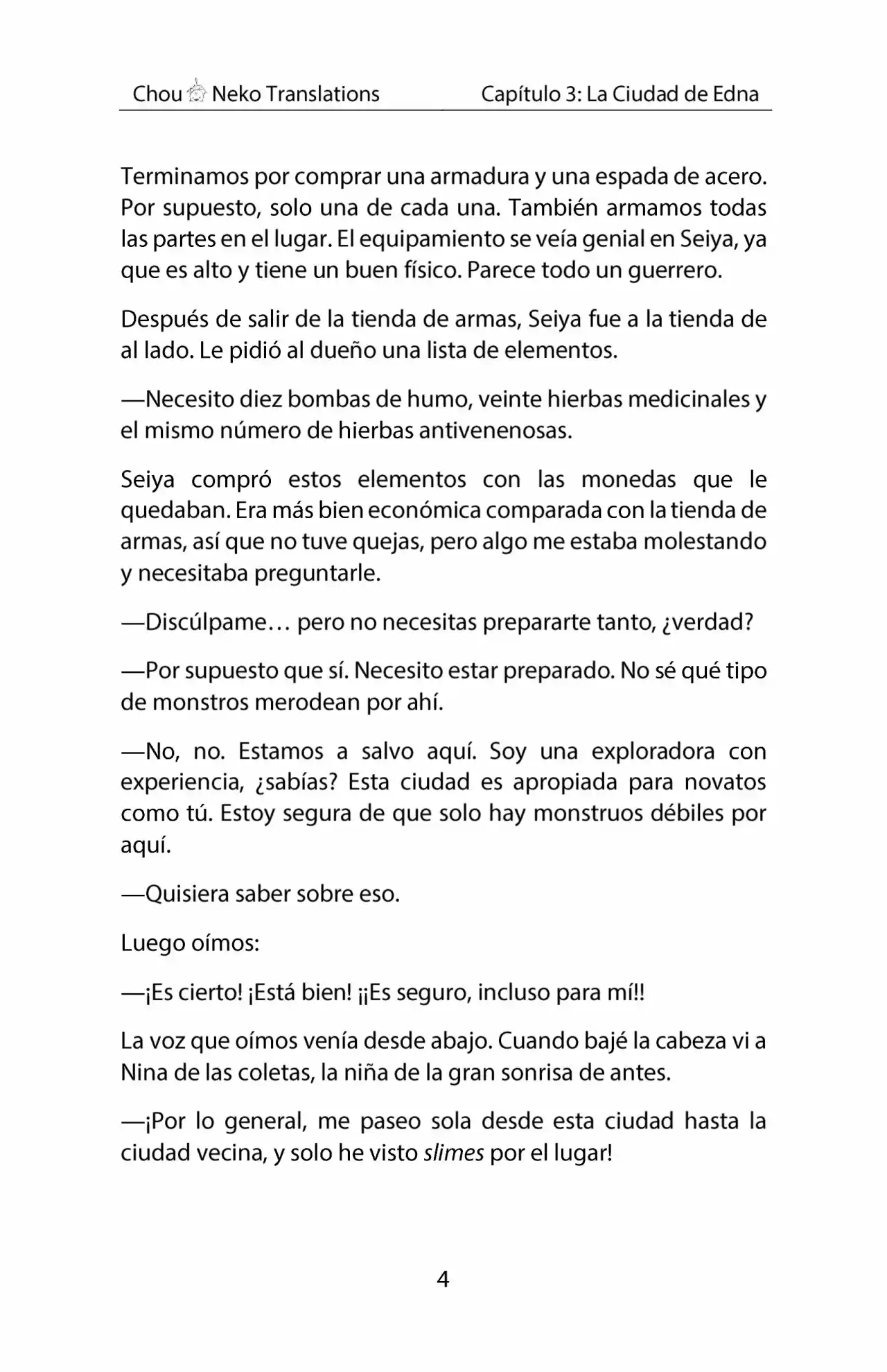 Kono Yuusha Ga Ore Tueee Kuse Ni Shinchou Sugiru (Novela) - Capítulo 4 - Página 4 - LectorTMOo