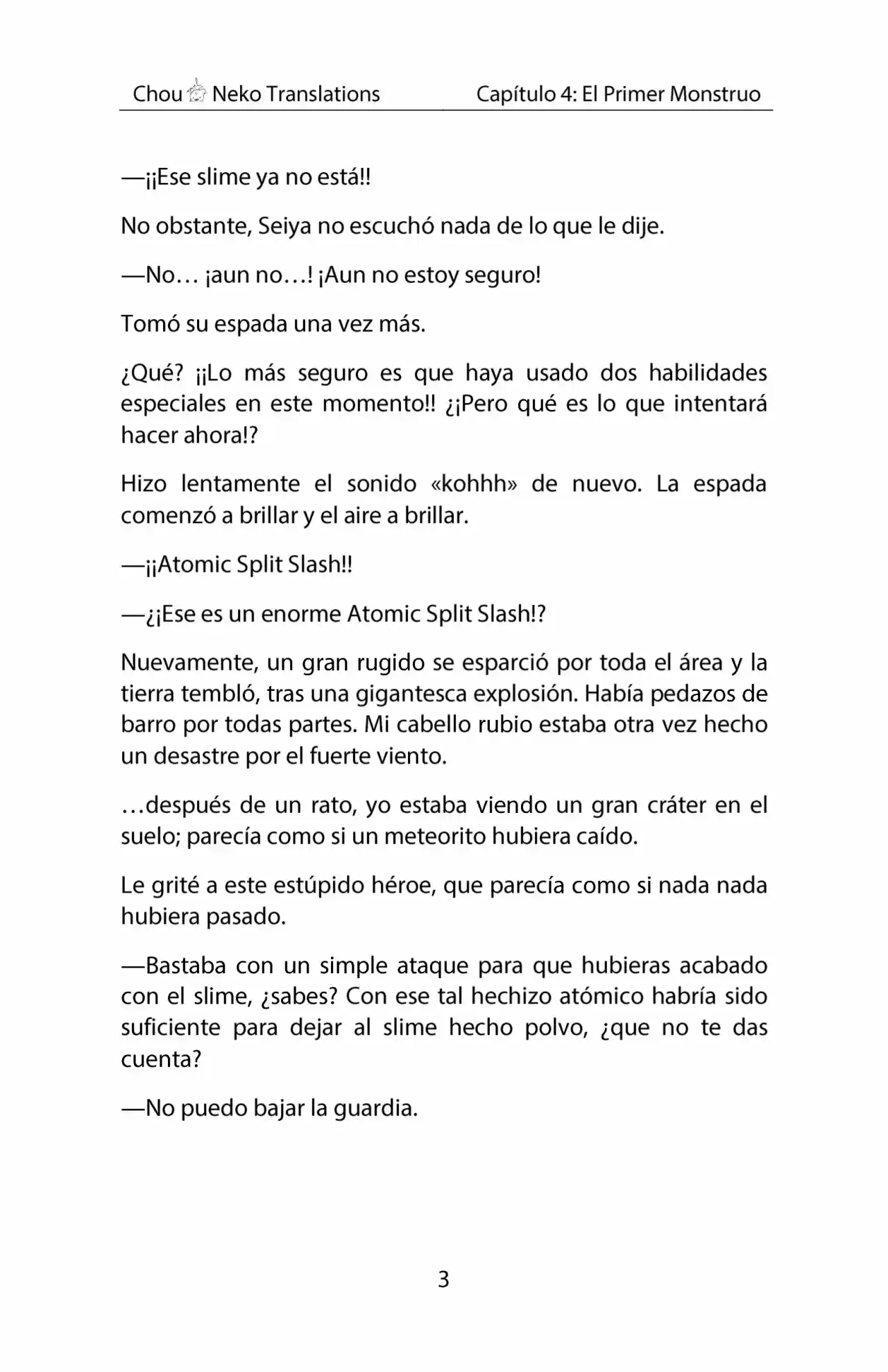 Kono Yuusha Ga Ore Tueee Kuse Ni Shinchou Sugiru (Novela) - Capítulo 5 - Página 3 - LectorTMOo