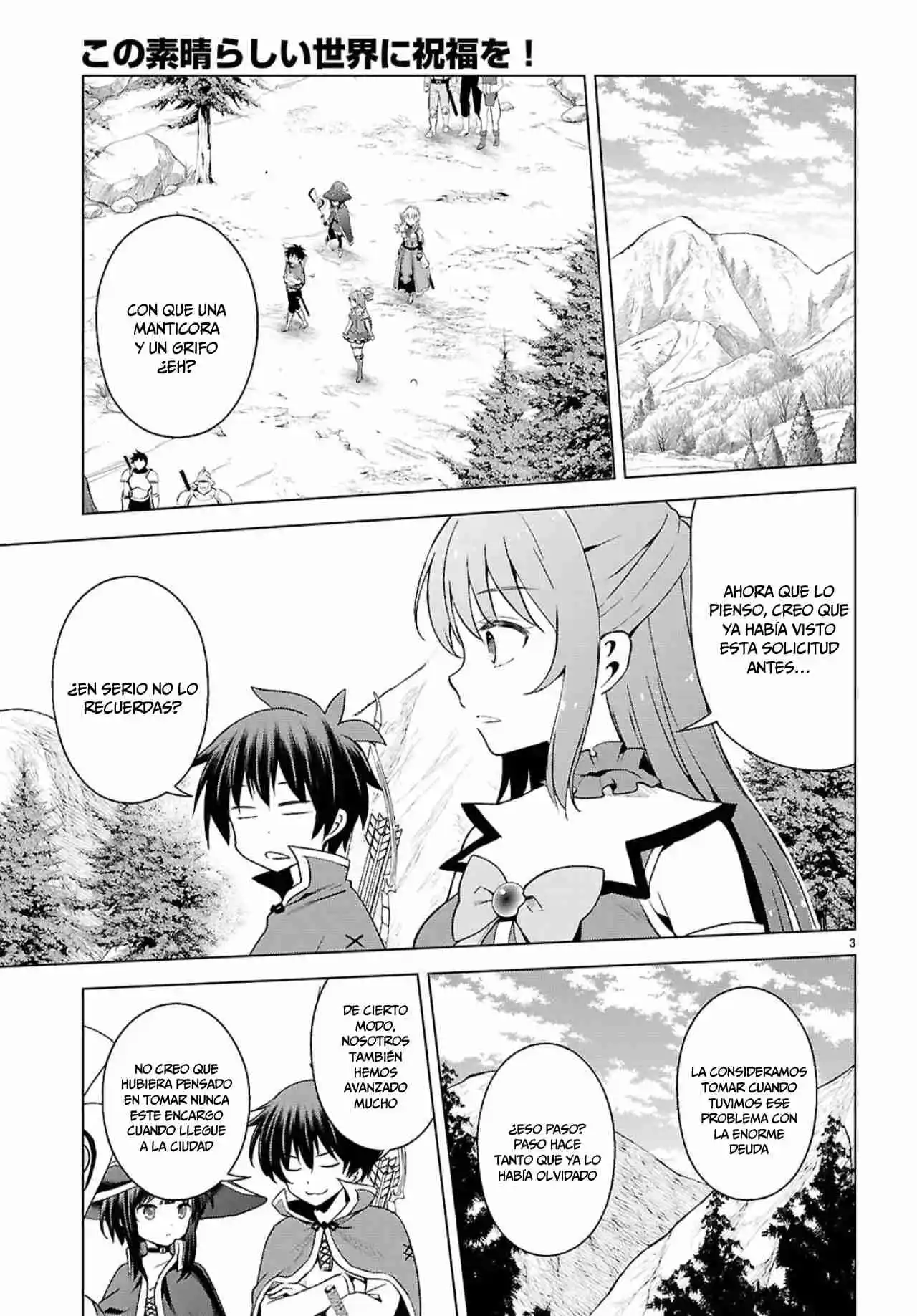KonoSuba: God's Blessing On This Wonderful World! - Capítulo 130 - Página 4 - LectorTMOo