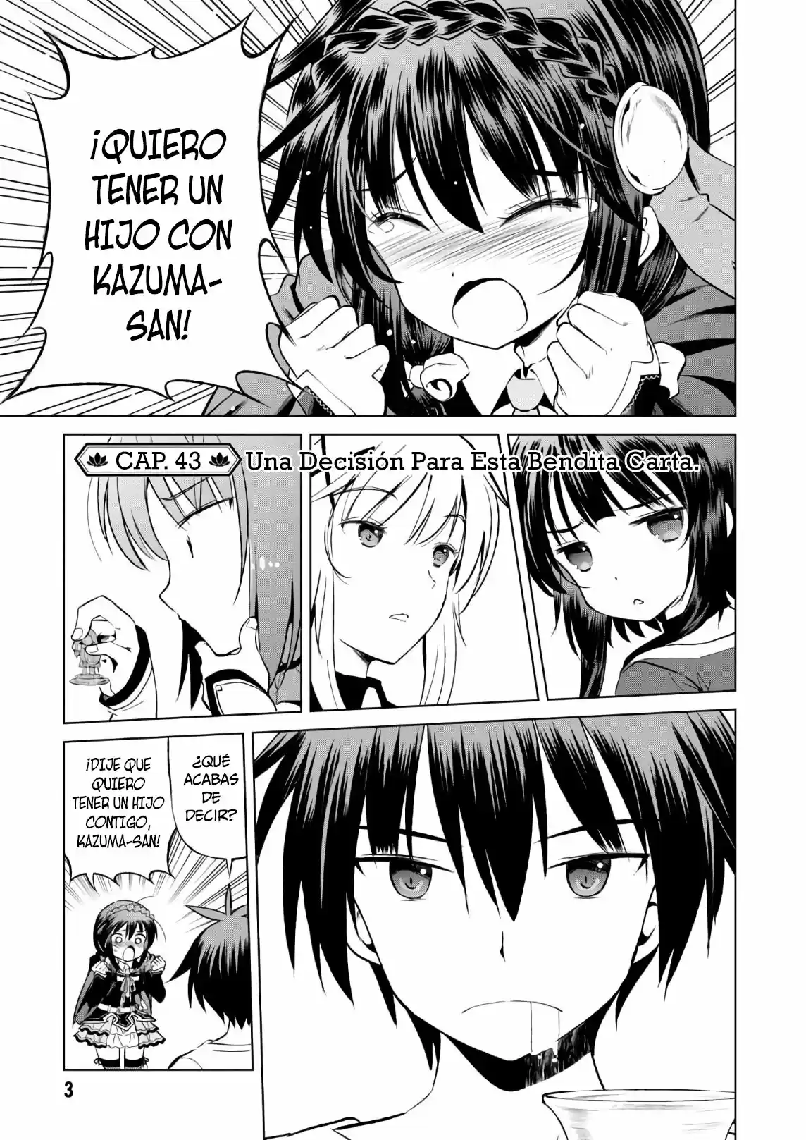 KonoSuba: God's Blessing On This Wonderful World! - Capítulo 43 - Página 4 - LectorTMOo