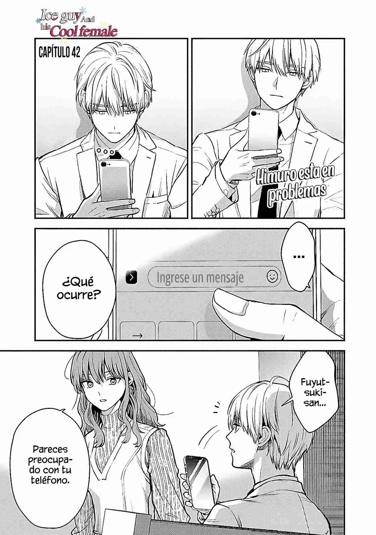 Koori Zokusei Danshi To Cool Na Douryo Joshi - Capítulo 42 - Página 3 - LectorTMOo