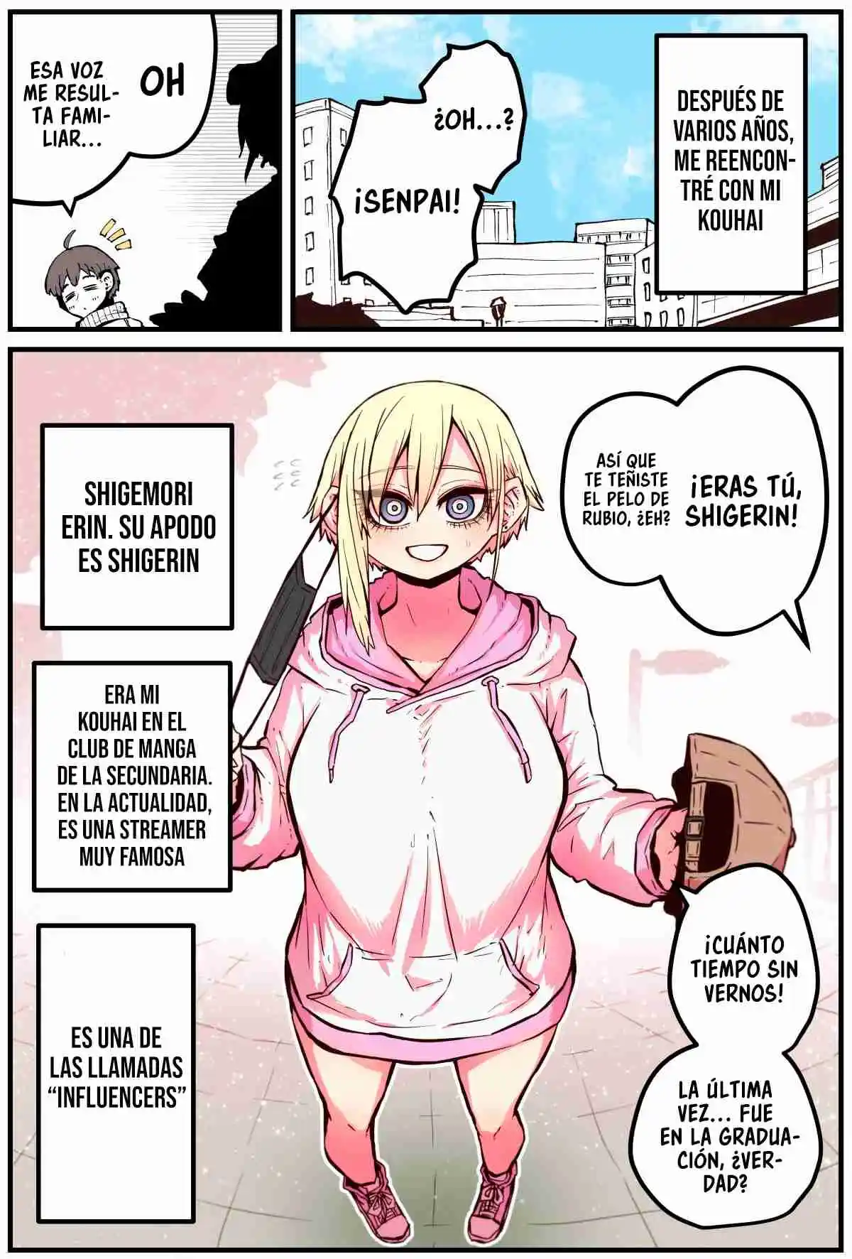 Kouhai Wa Inkya Agari No Influencer - Capítulo 1 - Página 1 - LectorTMOo