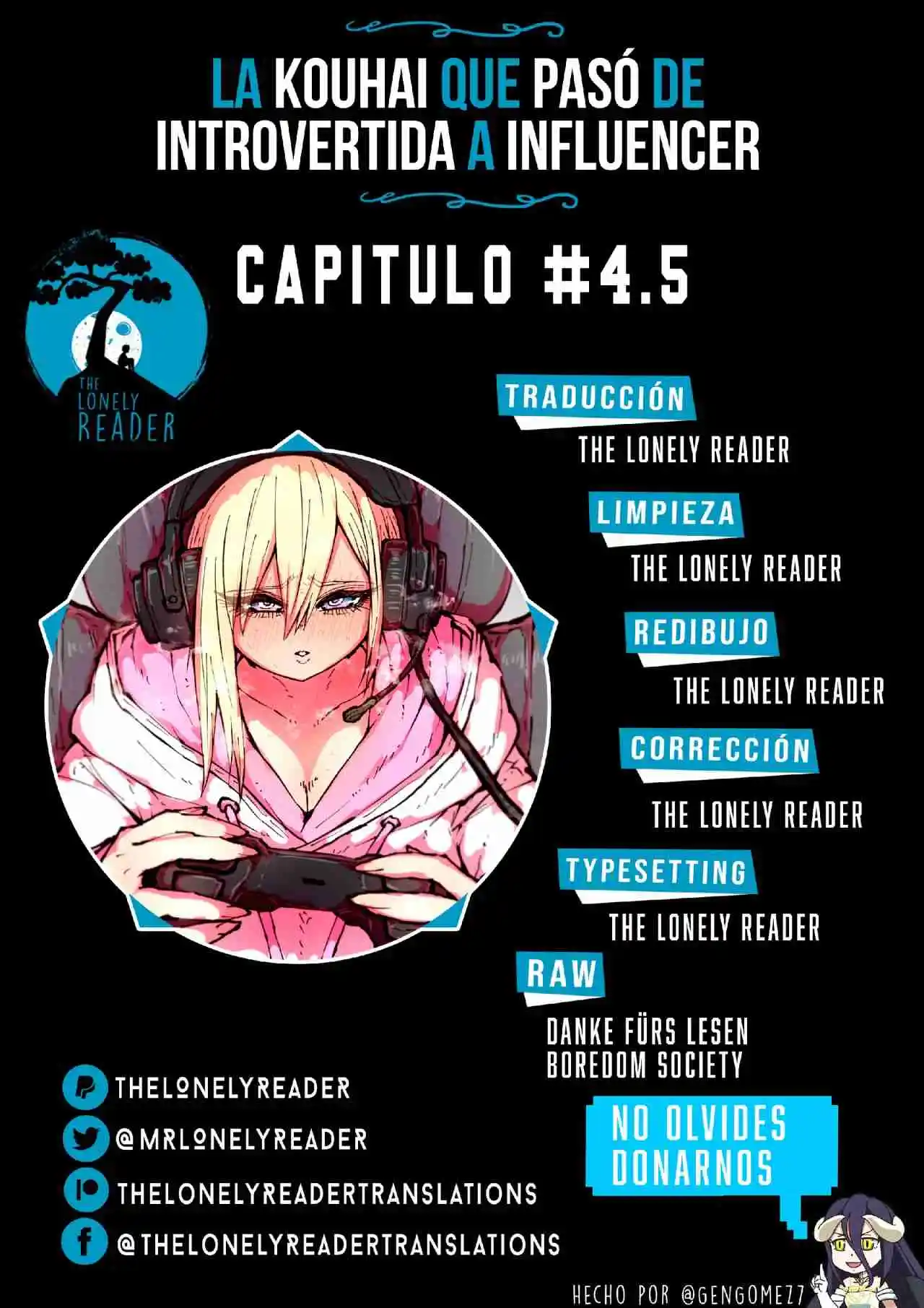 Kouhai Wa Inkya Agari No Influencer - Capítulo 4.50 - Página 1 - LectorTMOo