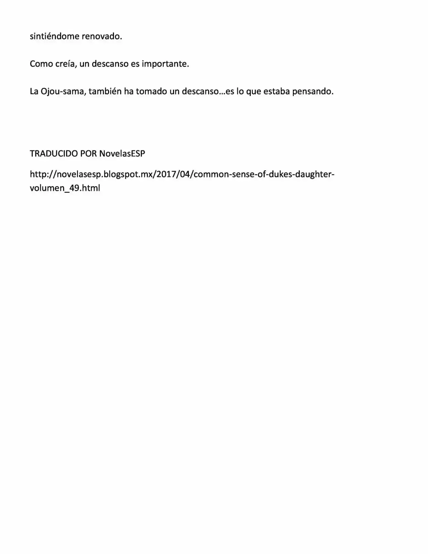 Koushaku Reijou No Tashinami" (Novela) - Capítulo 19 - Página 6 - LectorTMOo