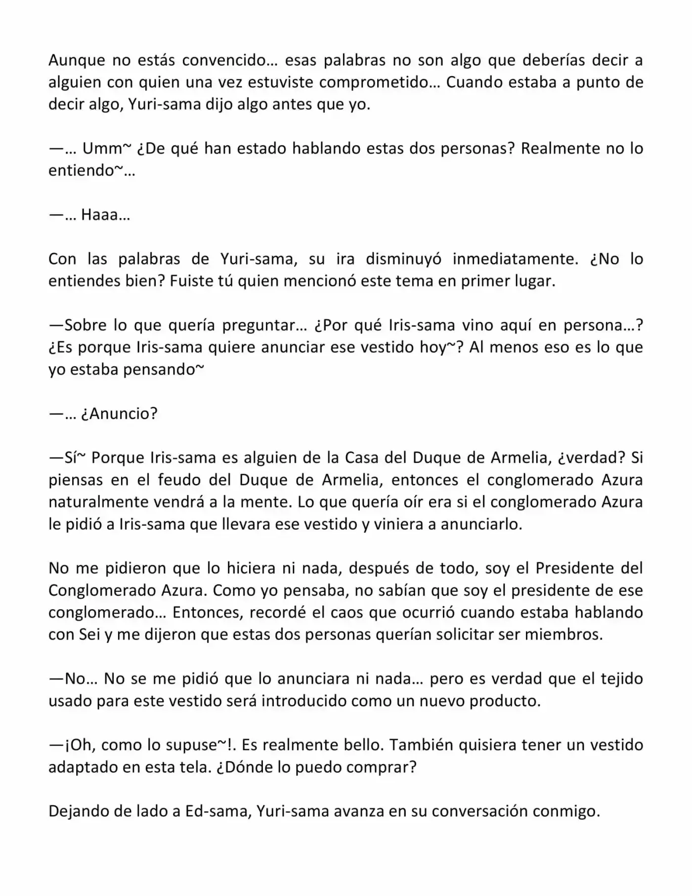 Koushaku Reijou No Tashinami" (Novela) - Capítulo 35 - Página 4 - LectorTMOo