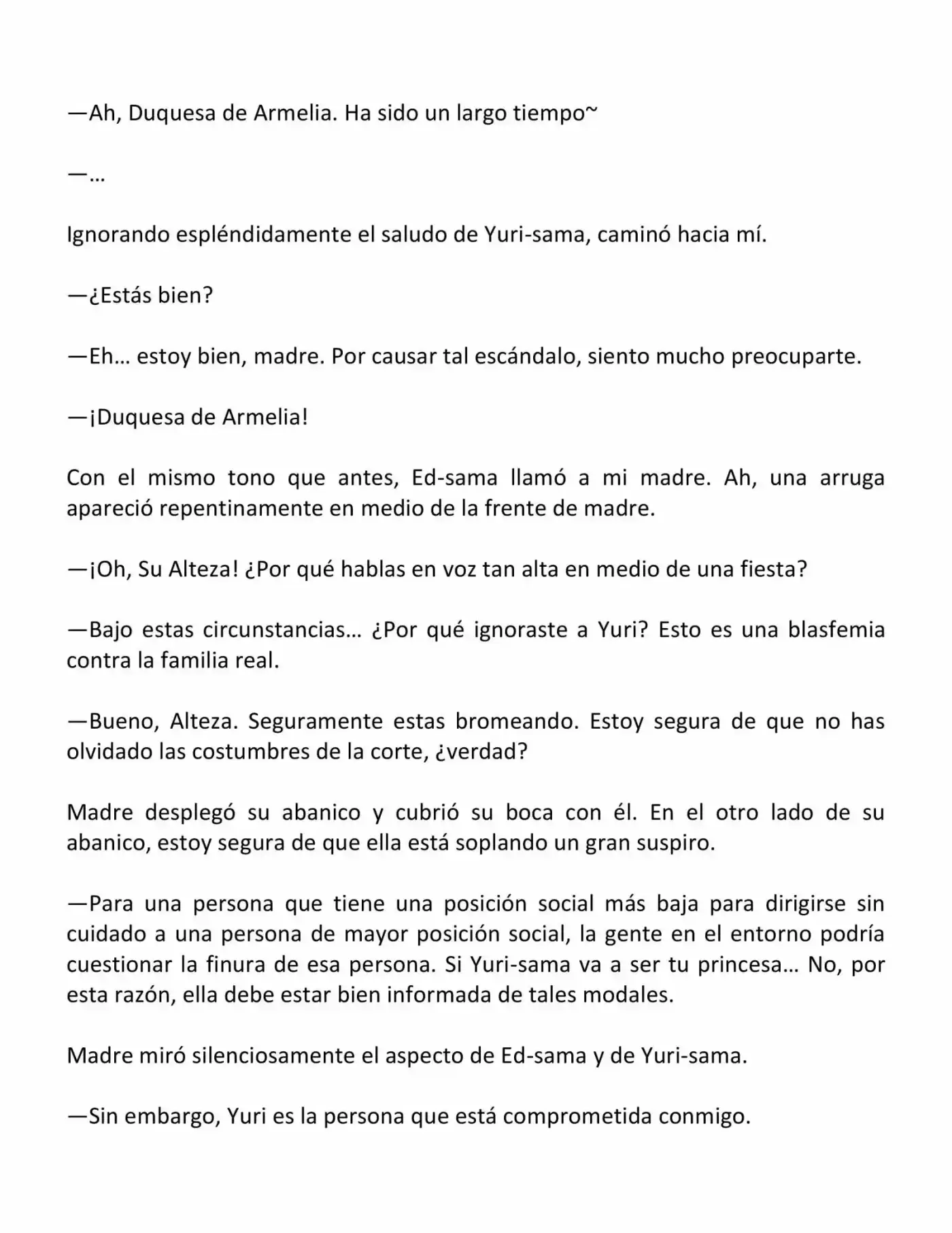 Koushaku Reijou No Tashinami" (Novela) - Capítulo 35 - Página 6 - LectorTMOo