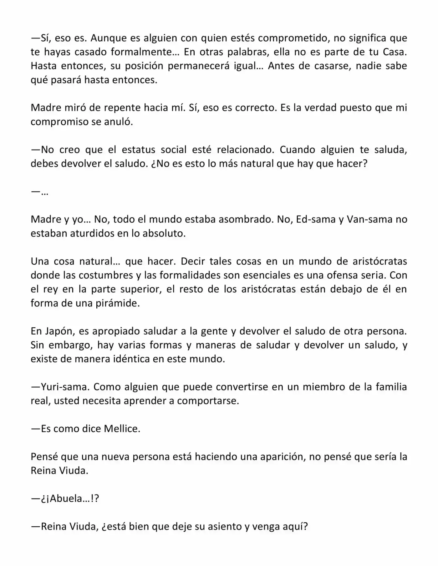 Koushaku Reijou No Tashinami" (Novela) - Capítulo 35 - Página 7 - LectorTMOo