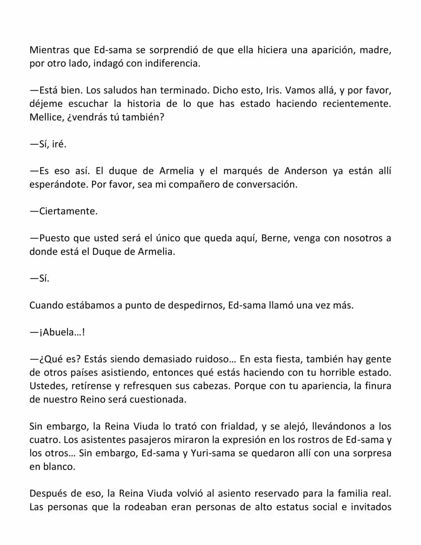Koushaku Reijou No Tashinami" (Novela) - Capítulo 35 - Página 8 - LectorTMOo