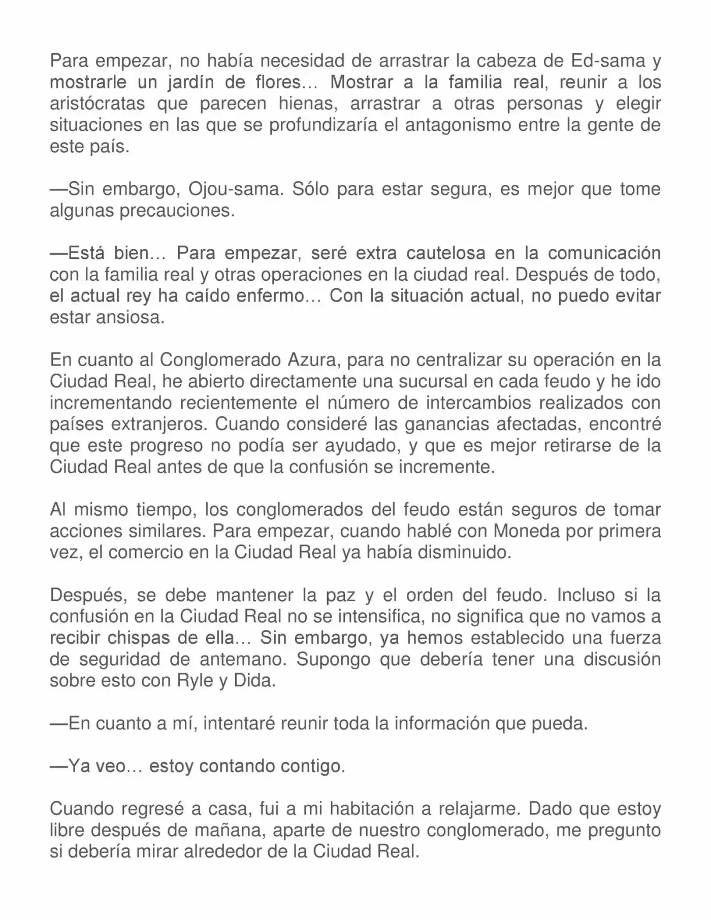 Koushaku Reijou No Tashinami" (Novela) - Capítulo 39 - Página 4 - LectorTMOo
