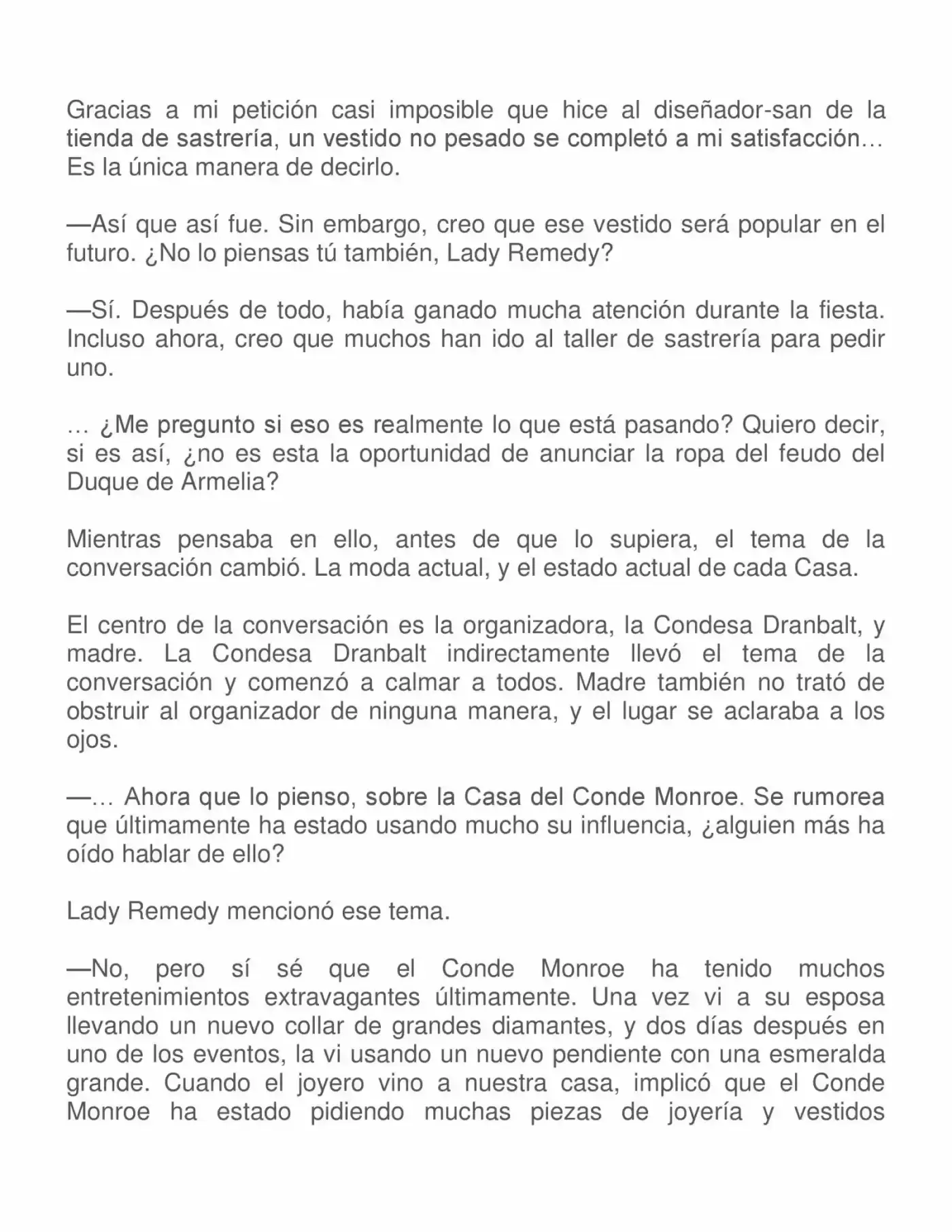 Koushaku Reijou No Tashinami" (Novela) - Capítulo 40 - Página 4 - LectorTMOo