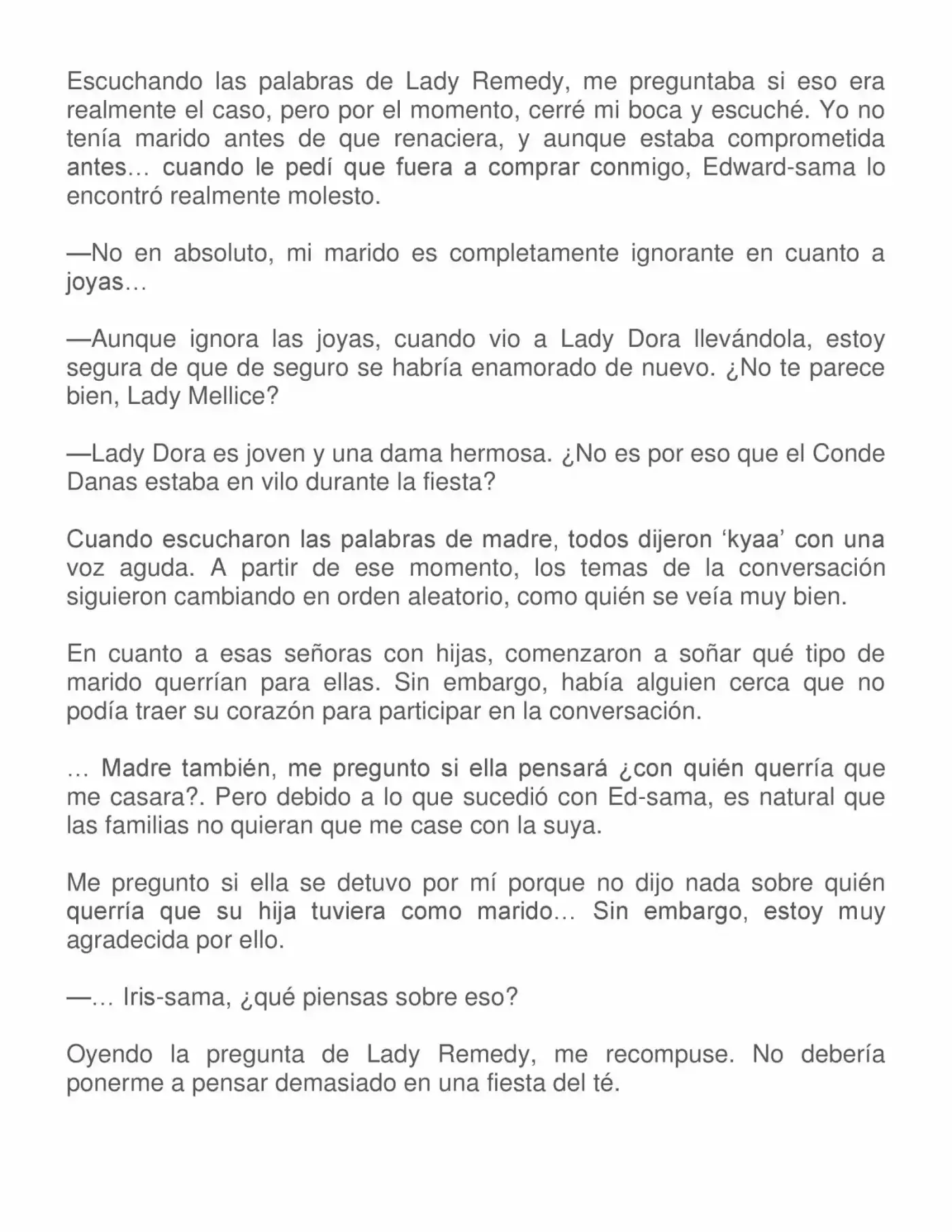 Koushaku Reijou No Tashinami" (Novela) - Capítulo 40 - Página 6 - LectorTMOo