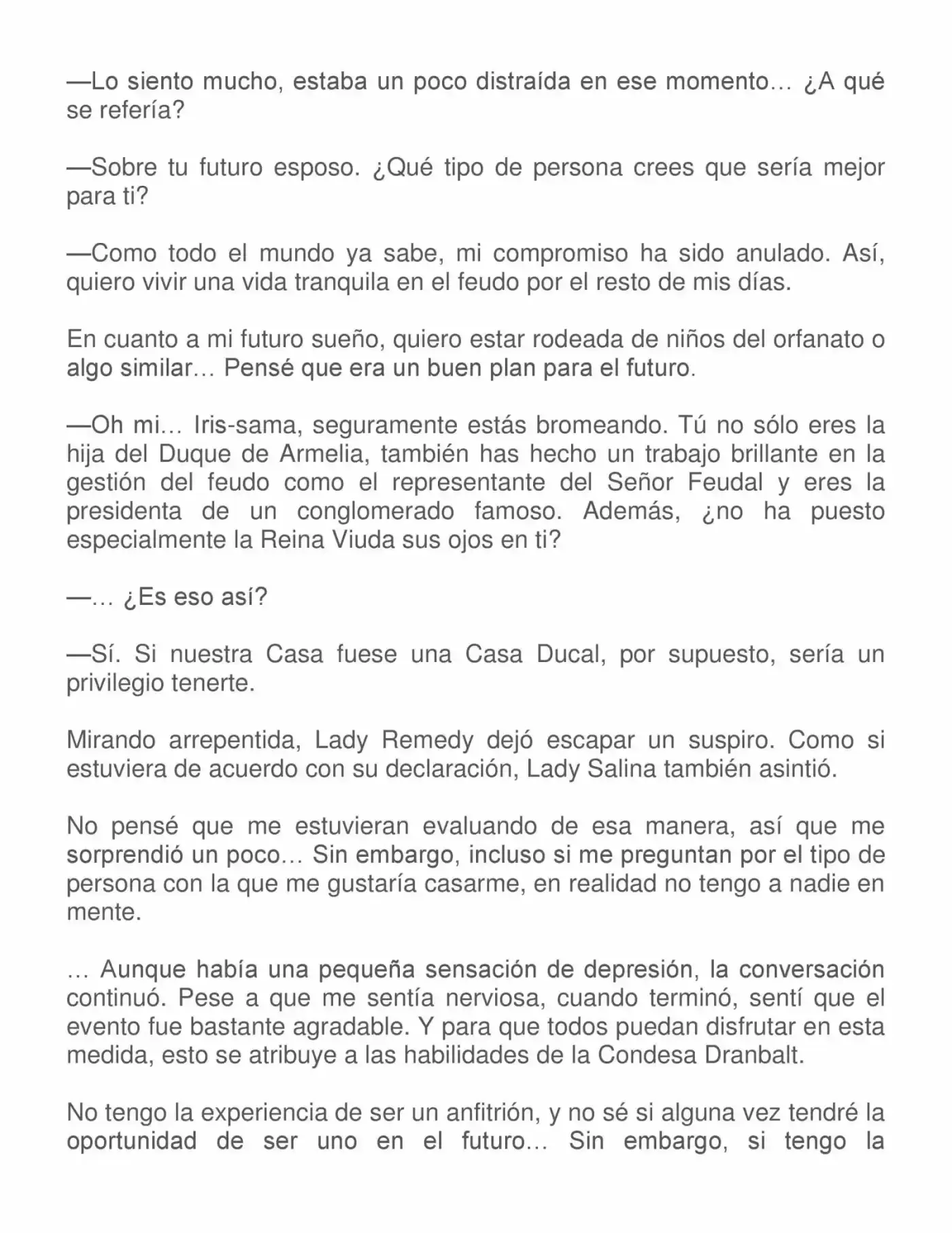 Koushaku Reijou No Tashinami" (Novela) - Capítulo 40 - Página 7 - LectorTMOo