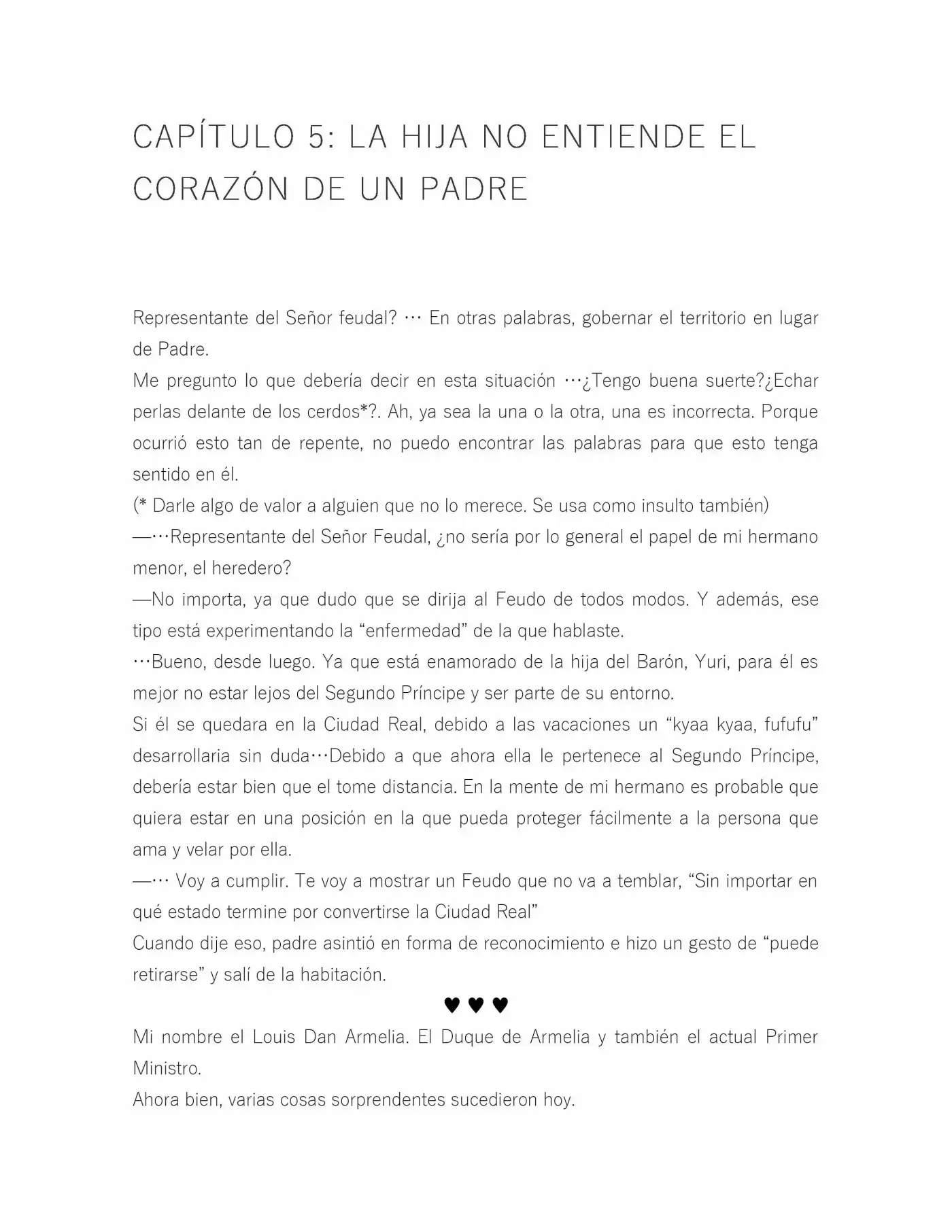 Koushaku Reijou No Tashinami" (Novela) - Capítulo 5 - Página 1 - LectorTMOo