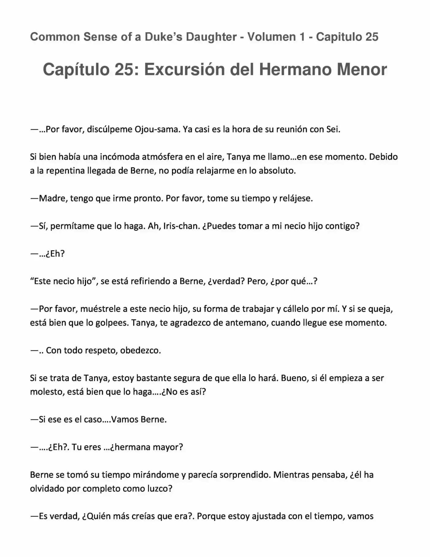 Koushaku Reijou No Tashinami" - Capítulo 25 - Página 1 - LectorTMOo