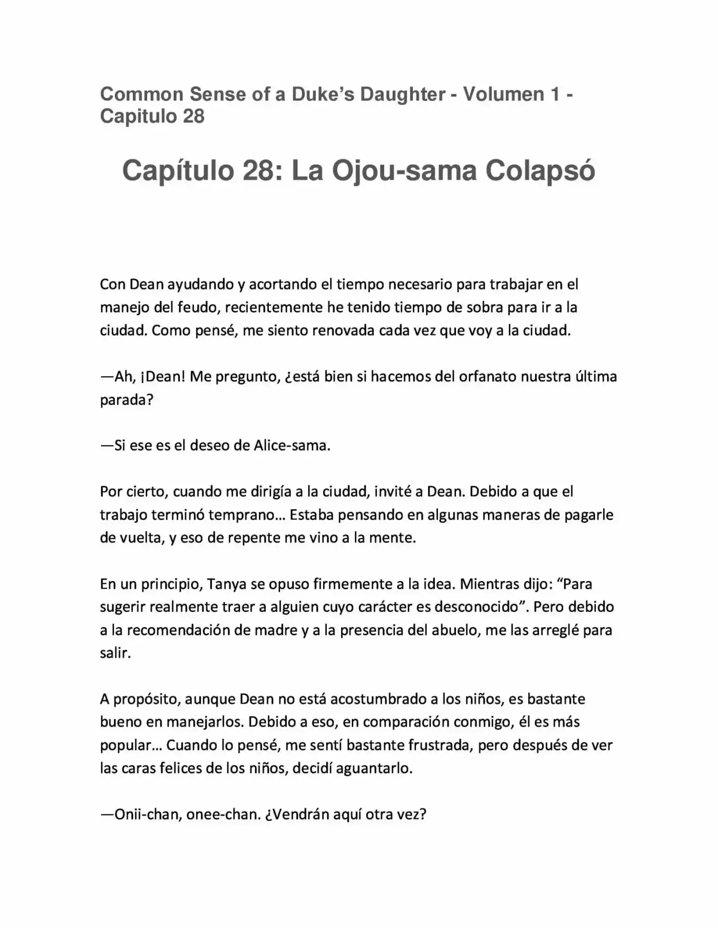 Koushaku Reijou No Tashinami" - Capítulo 28 - Página 1 - LectorTMOo