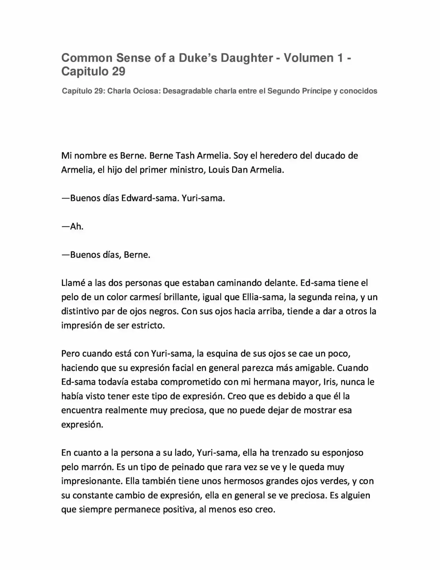 Koushaku Reijou No Tashinami" - Capítulo 29 - Página 1 - LectorTMOo