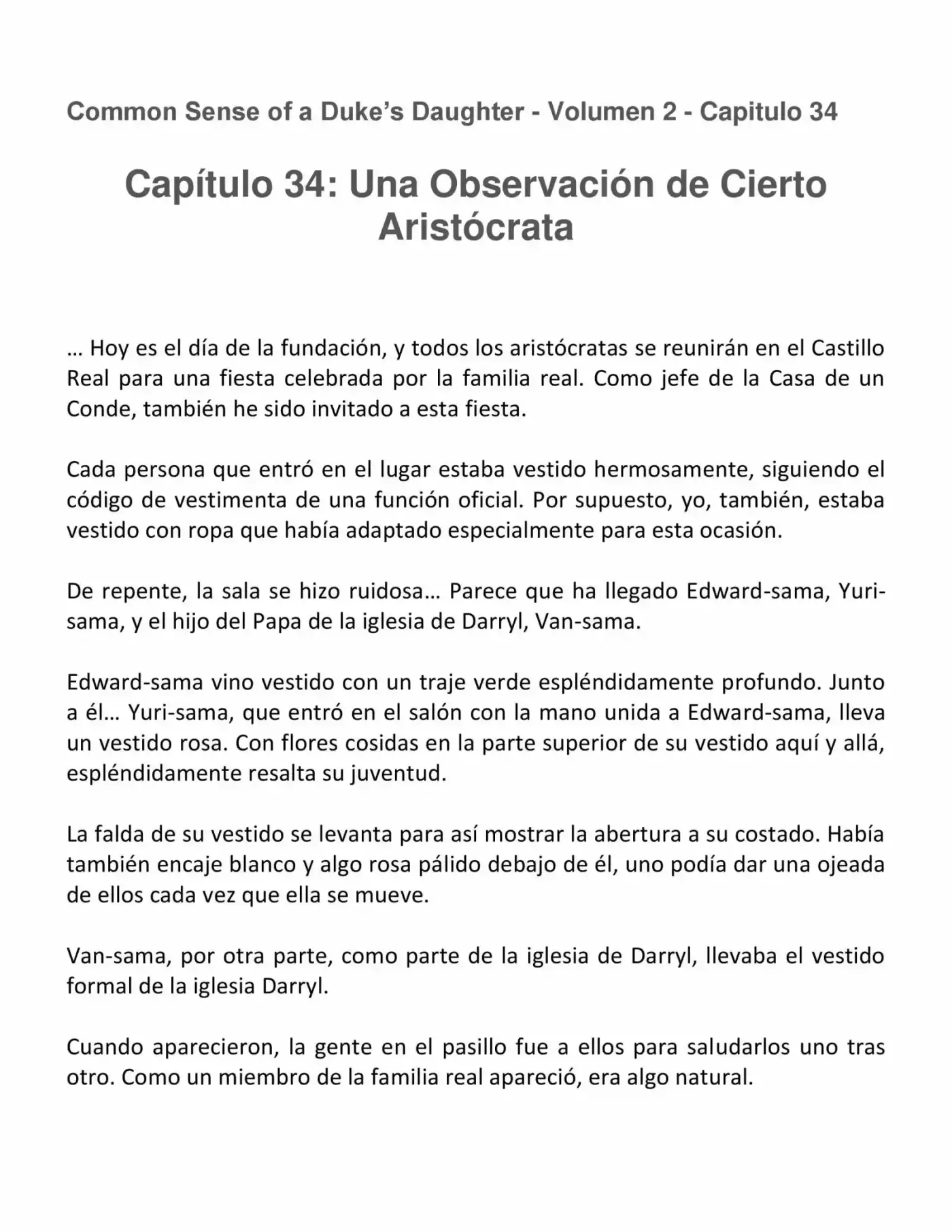 Koushaku Reijou No Tashinami" - Capítulo 34 - Página 1 - LectorTMOo