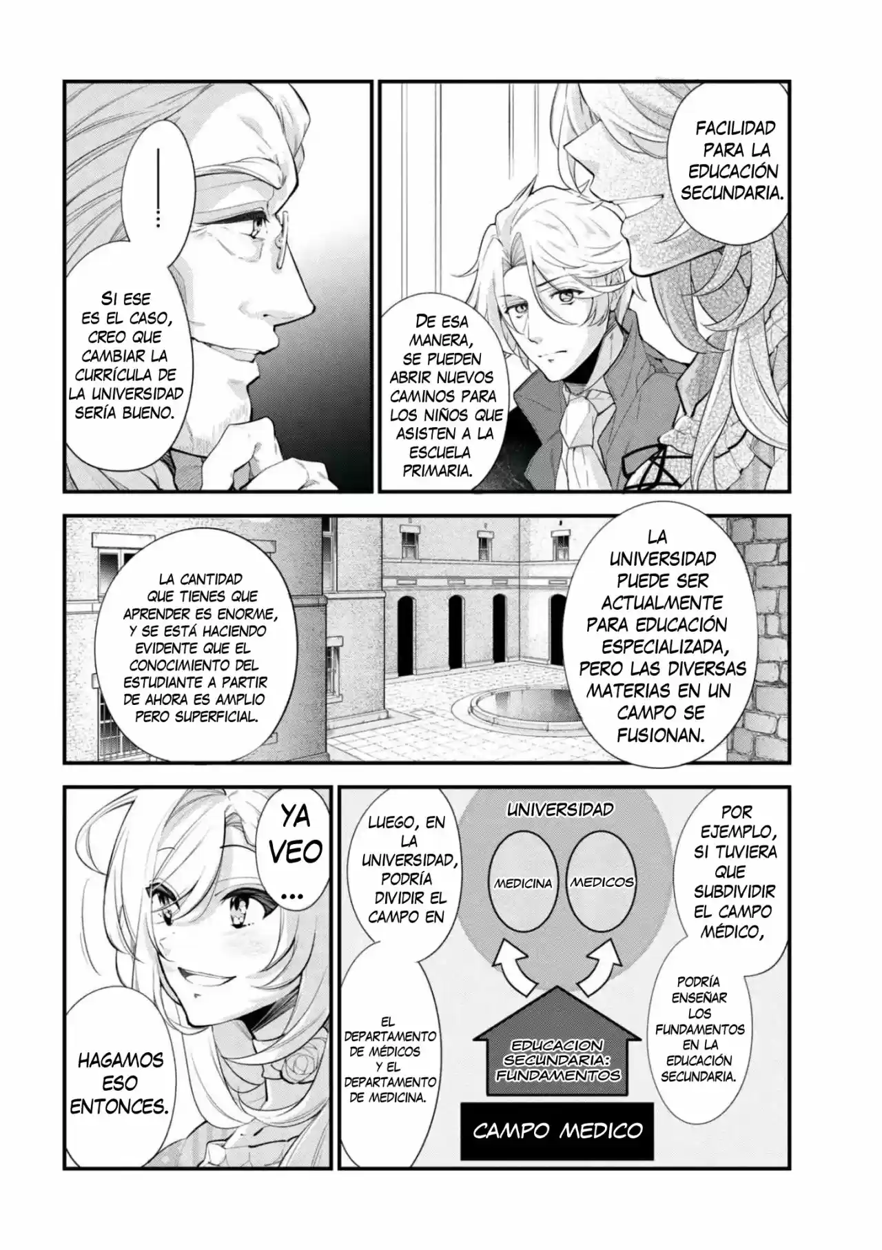 Koushaku Reijou No Tashinami" - Capítulo 42.10 - Página 3 - LectorTMOo