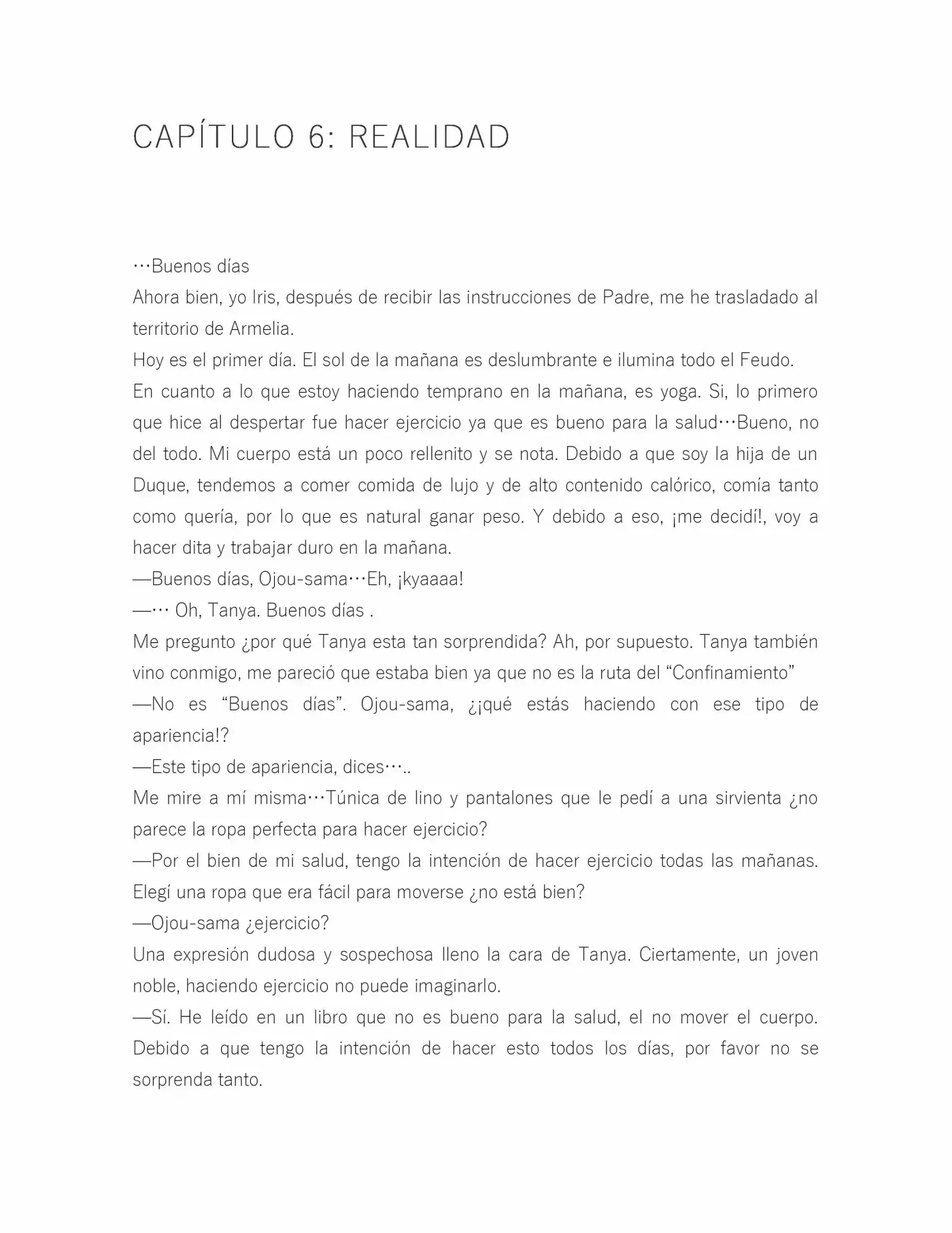 Koushaku Reijou No Tashinami" - Capítulo 6 - Página 1 - LectorTMOo