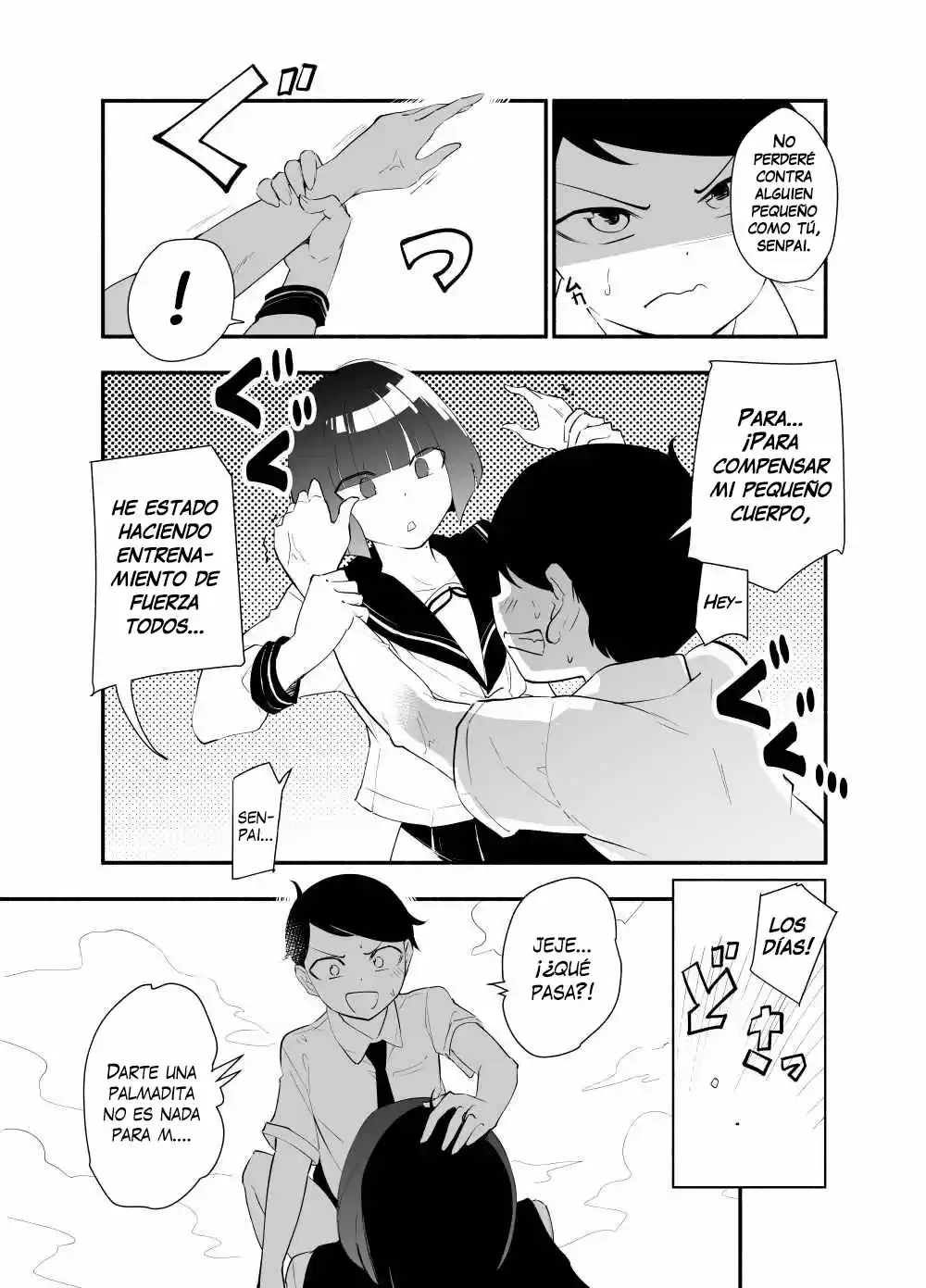 Koushinchou No Kouhai To Teishinchou No Senpai Ga Renai Ni Hatten Suru Made - Capítulo 1 - Página 7 - LectorTMOo