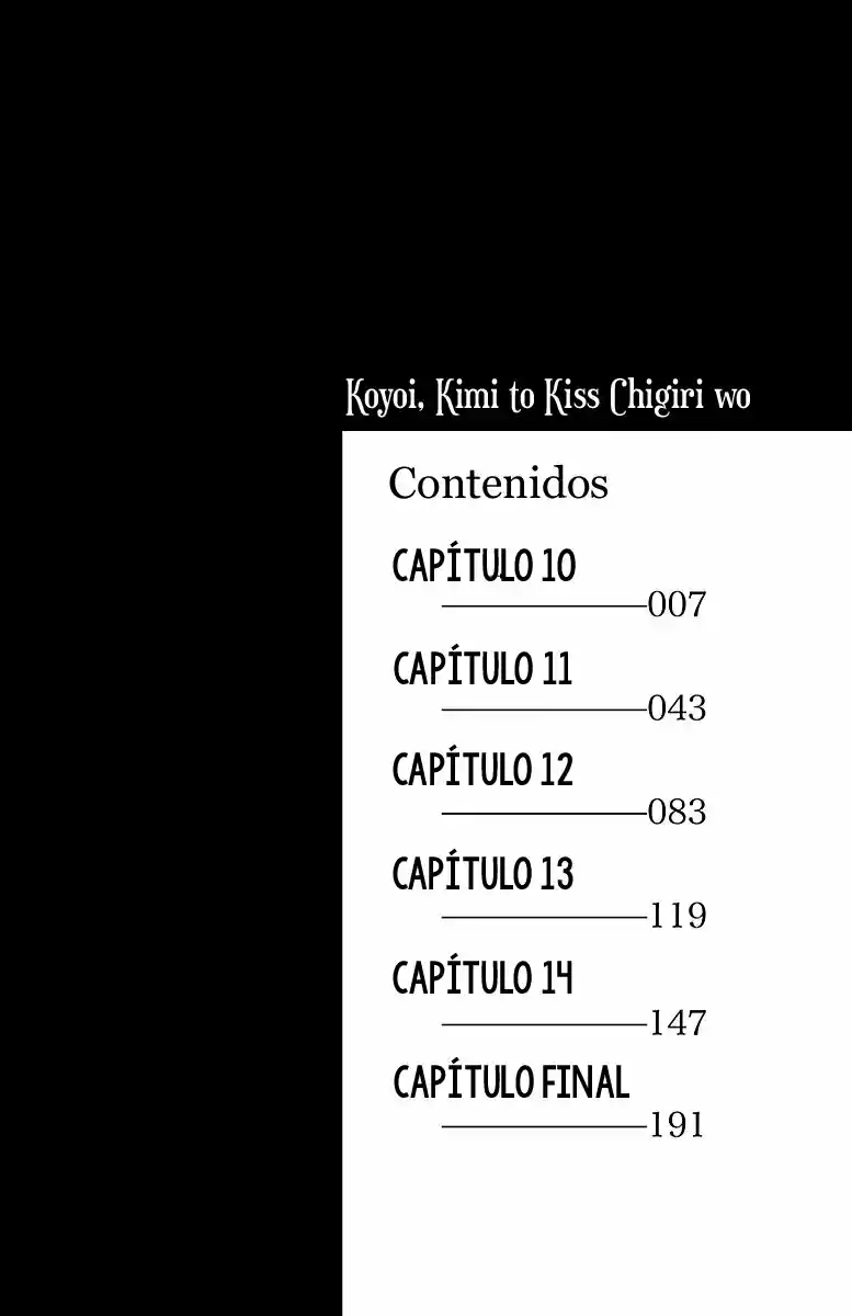 Koyoi, Kimi To Kiss No Chigiri O - Capítulo 10 - Página 10 - LectorTMOo