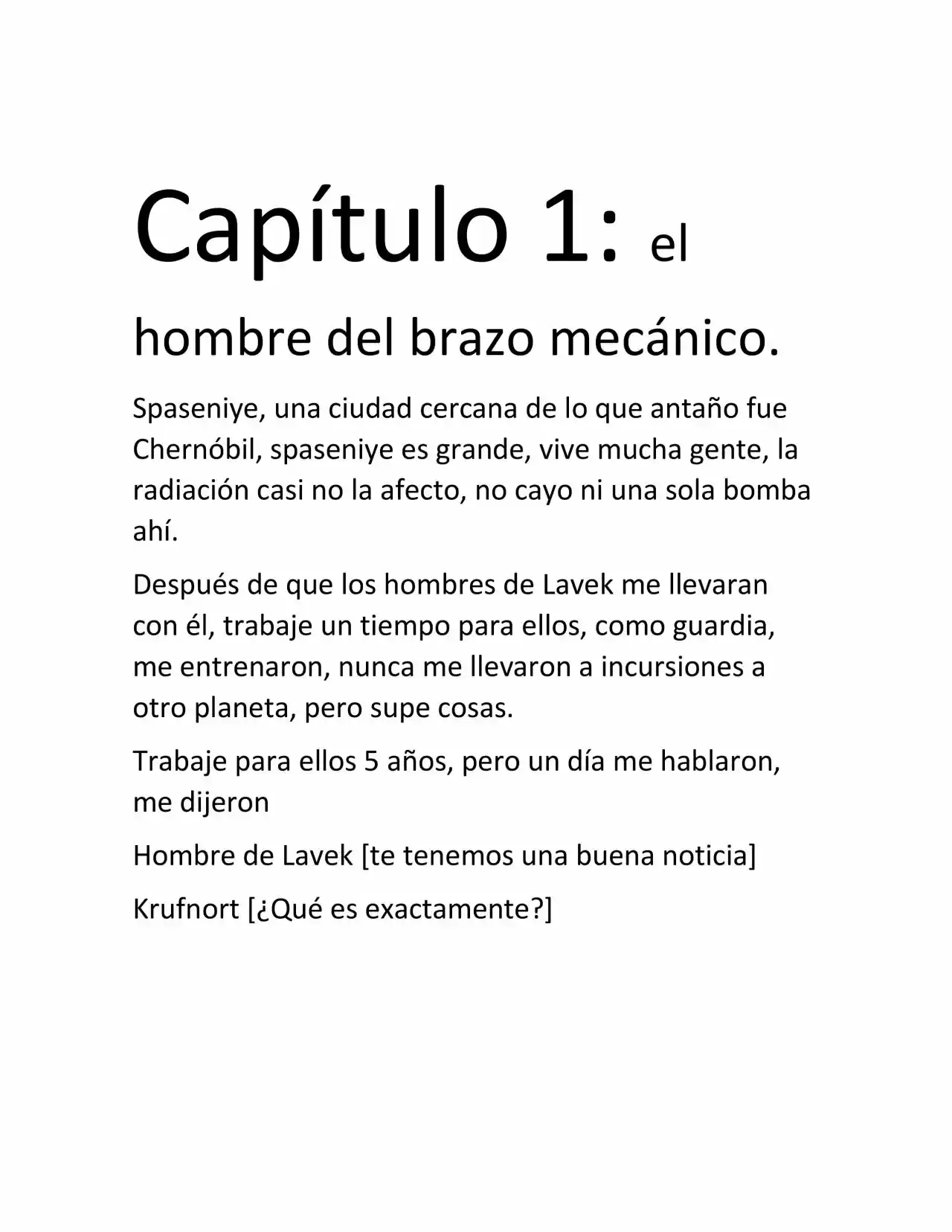 Krufnort (Novela) - Capítulo 1 - Página 1 - LectorTMOo