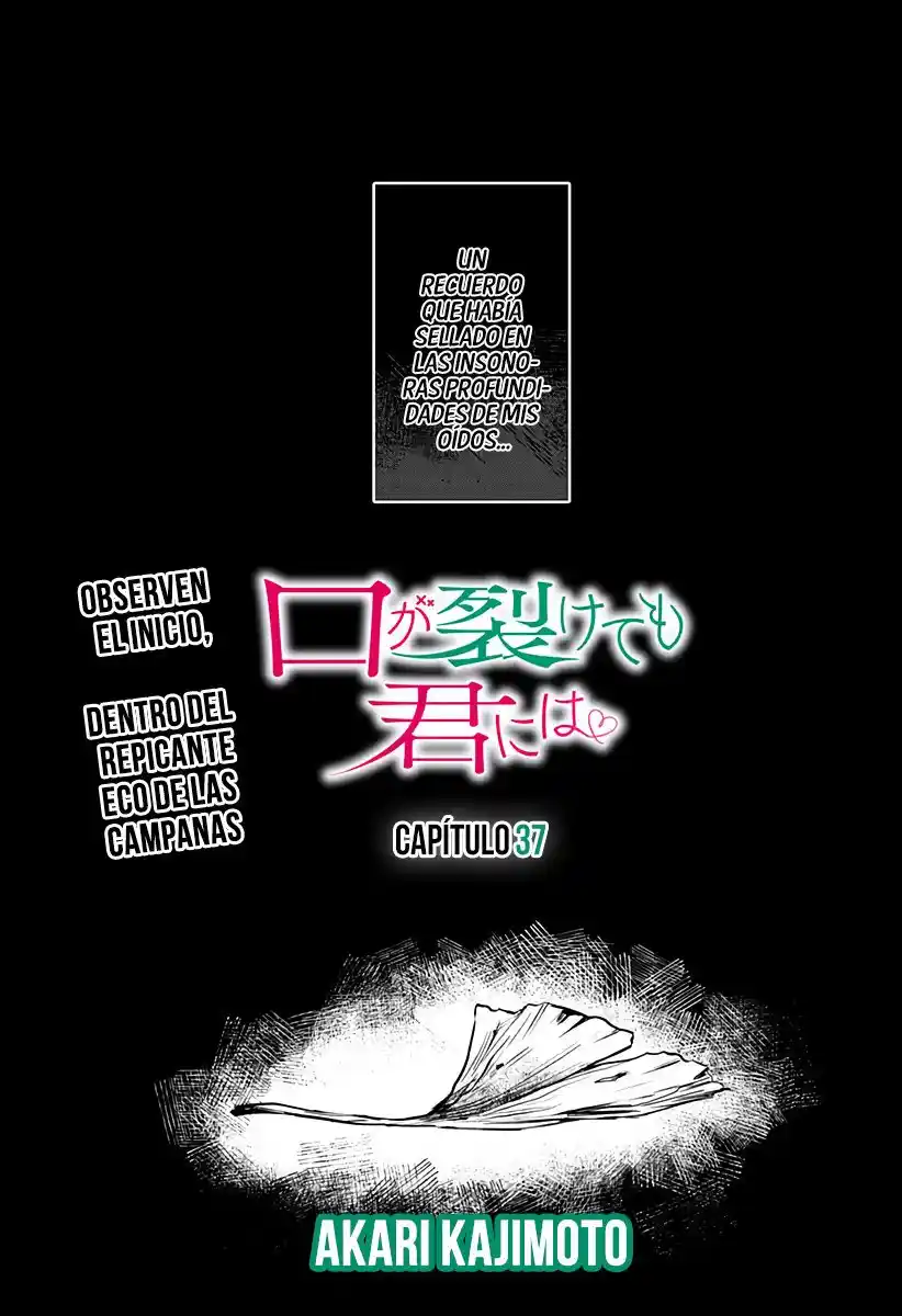 Kuchi Ga Saketemo Kimi Ni Wa - Capítulo 37 - Página 3 - LectorTMOo