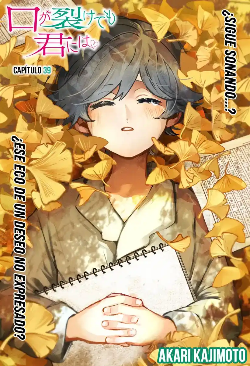 Kuchi Ga Saketemo Kimi Ni Wa - Capítulo 39 - Página 2 - LectorTMOo