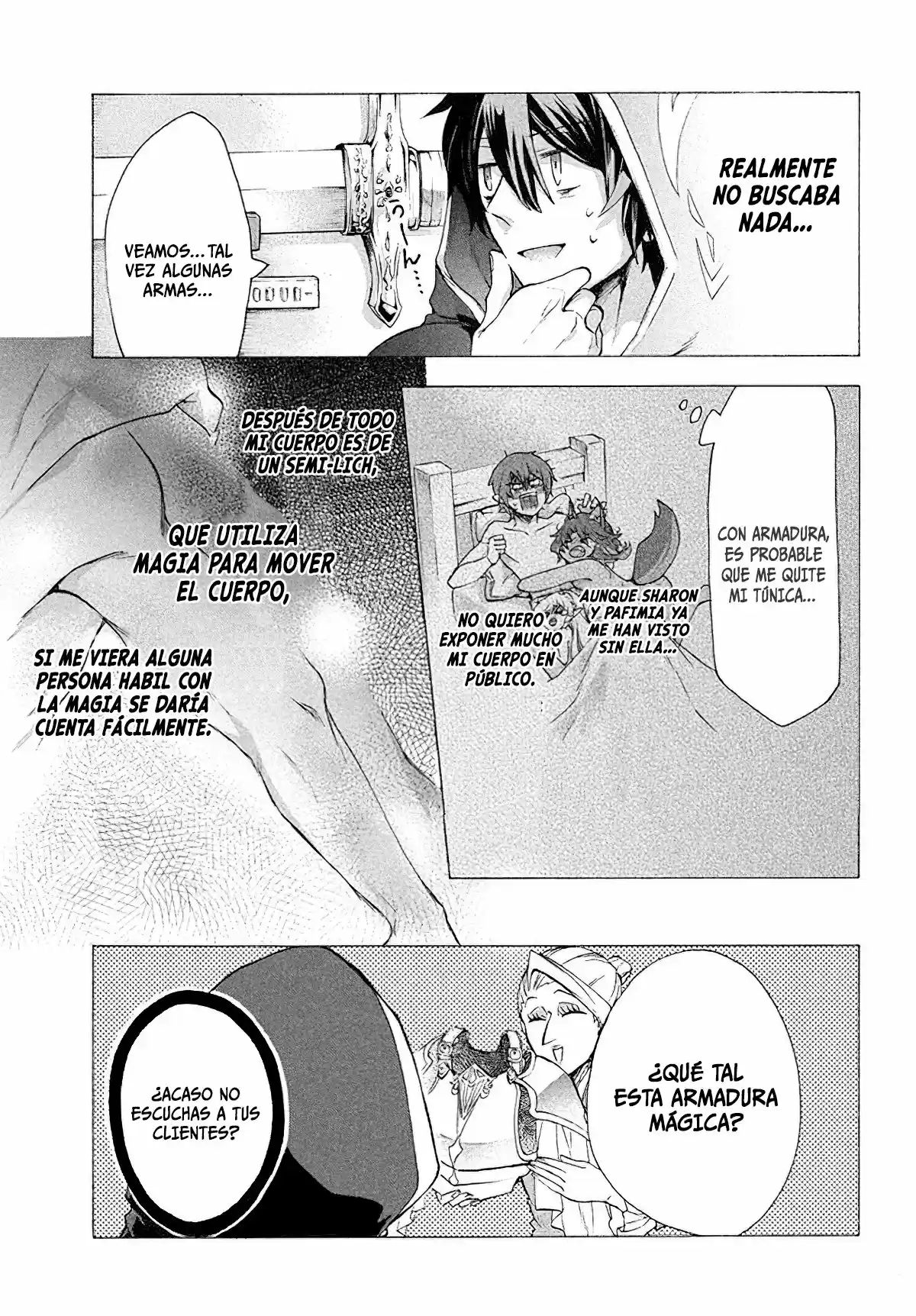 Kukuku....... Él Es El Más Débil De Los Cuatro Monarcas Celestiales." Me Despidieron De Mi Trabajo, Pero De Alguna Manera Me Convertí En El Maestro De Un Héroe Y Una Doncella Santa capítulo 4.20 página 6