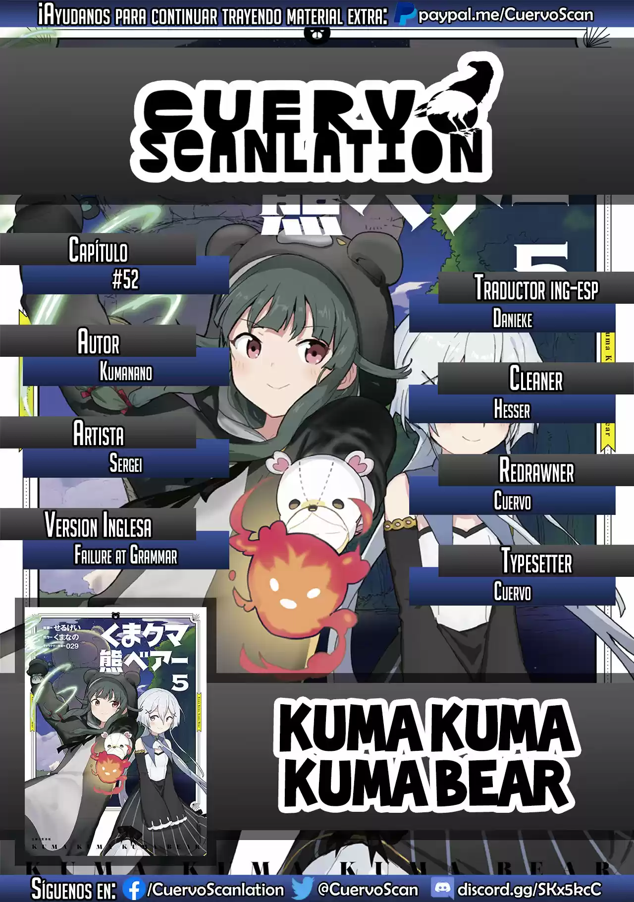Kuma Kuma Kuma Bear (Manga) - Capítulo 52 - Página 1 - LectorTMOo
