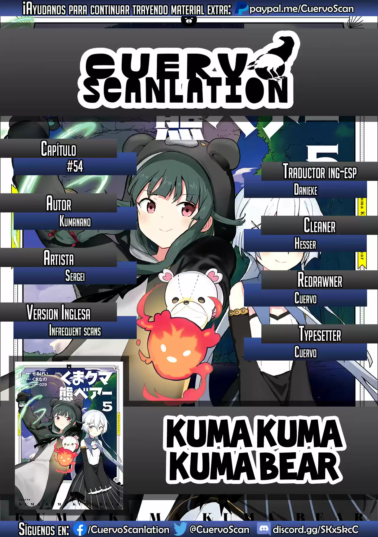 Kuma Kuma Kuma Bear (Manga) - Capítulo 54 - Página 1 - LectorTMOo