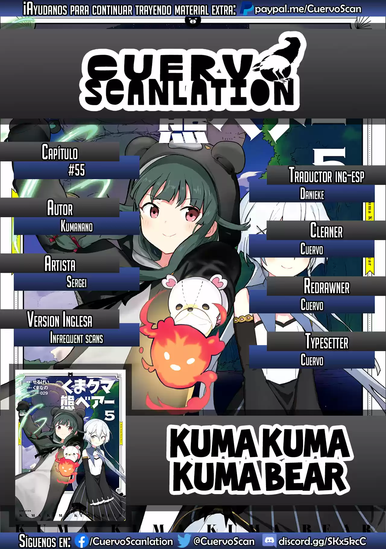 Kuma Kuma Kuma Bear (Manga) - Capítulo 55 - Página 1 - LectorTMOo