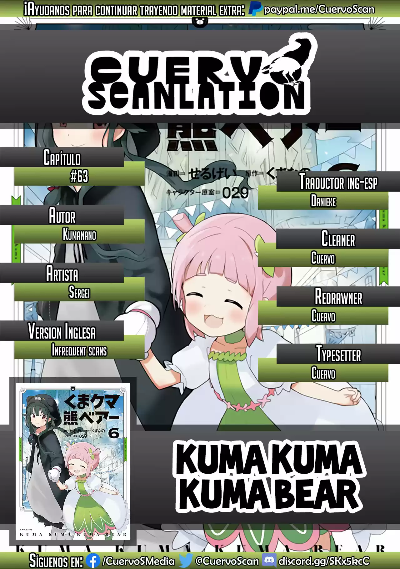 Kuma Kuma Kuma Bear (Manga) - Capítulo 63 - Página 1 - LectorTMOo